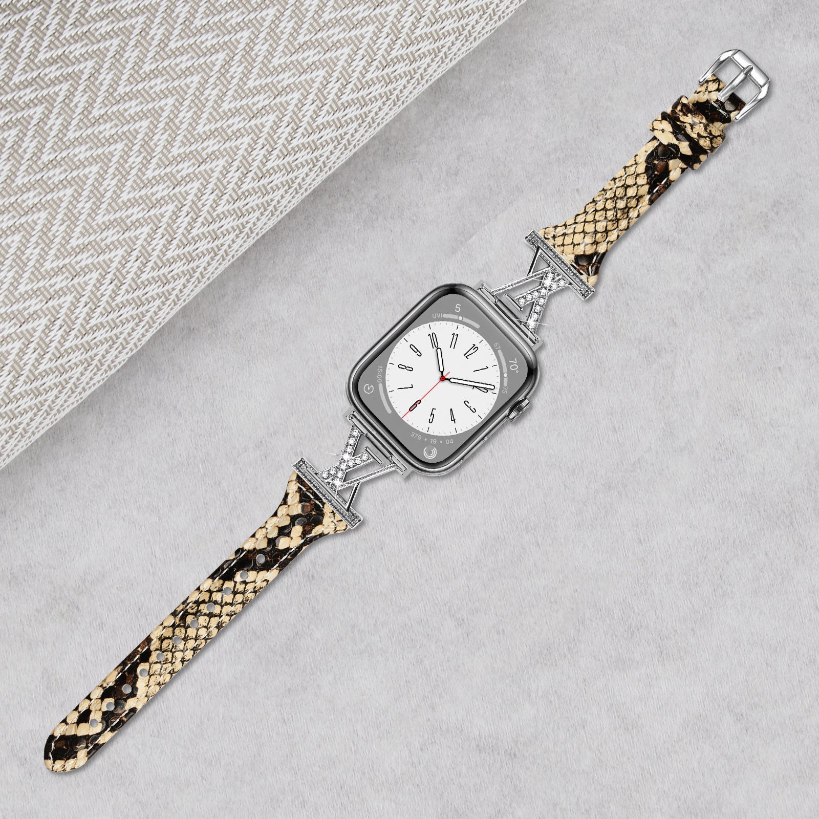 Strapped In Style Leather Band For Apple Watch Multiple Colors Available