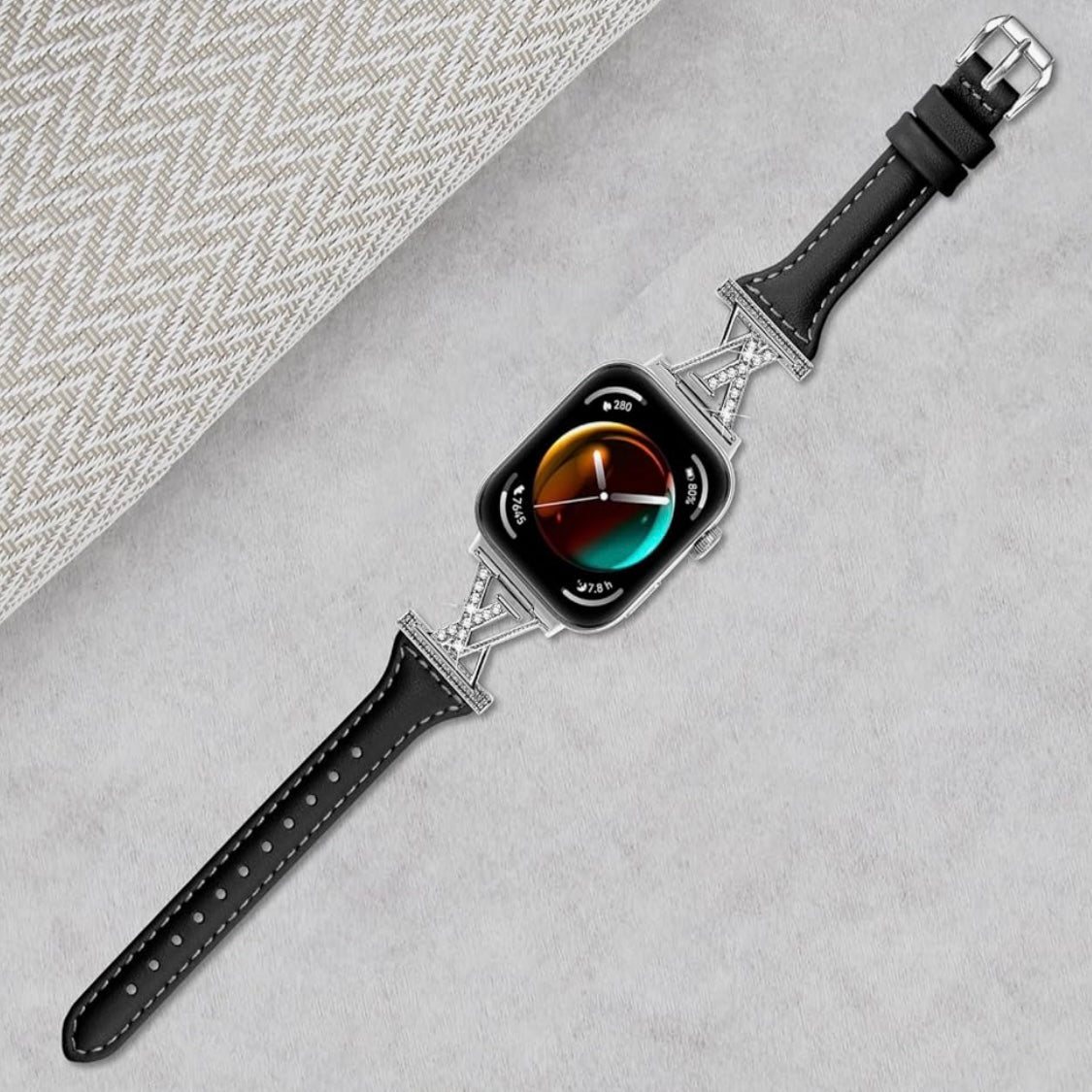 Strapped In Style Leather Band For Apple Watch Multiple Colors Available