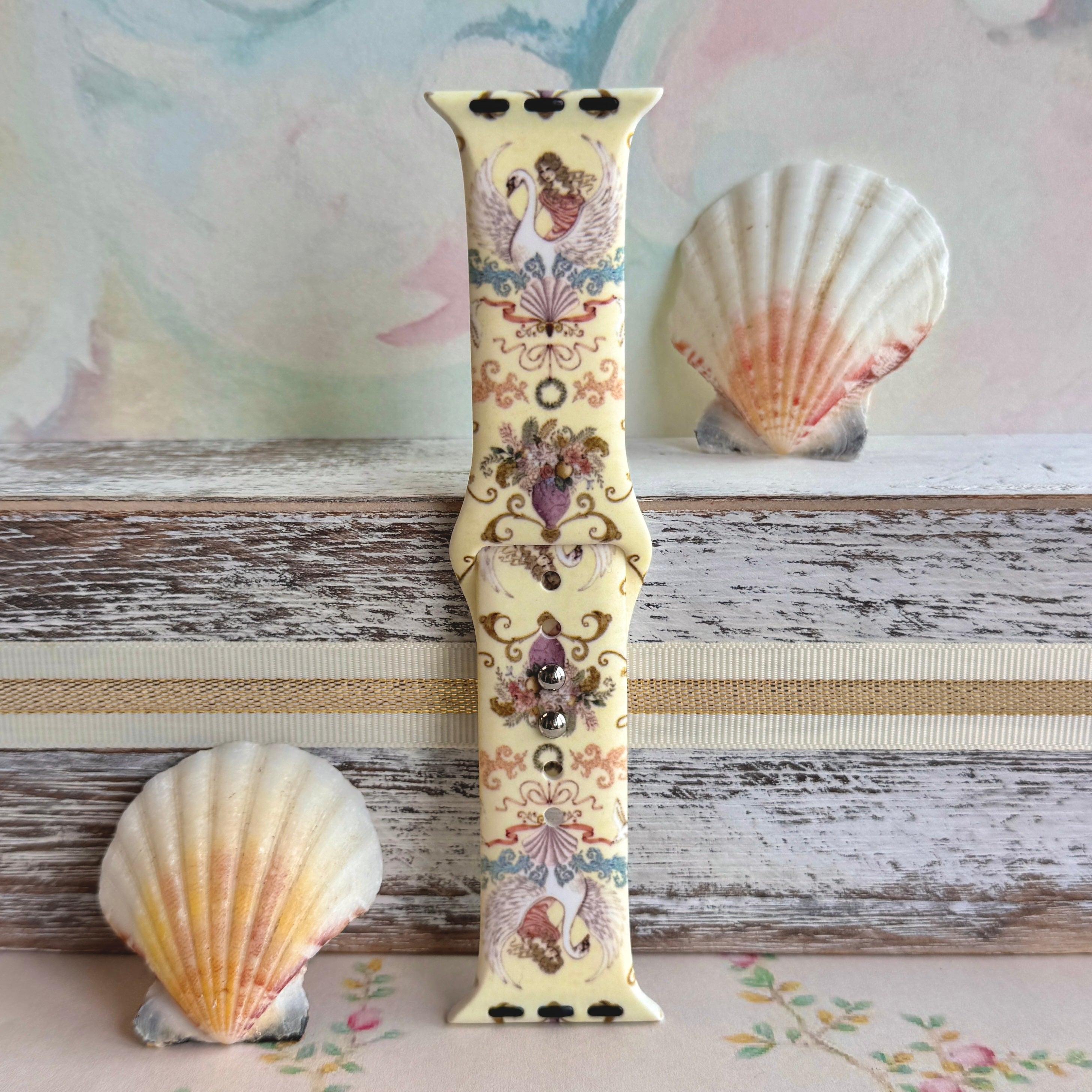 Goddess Print Silicone Band For Apple Watch