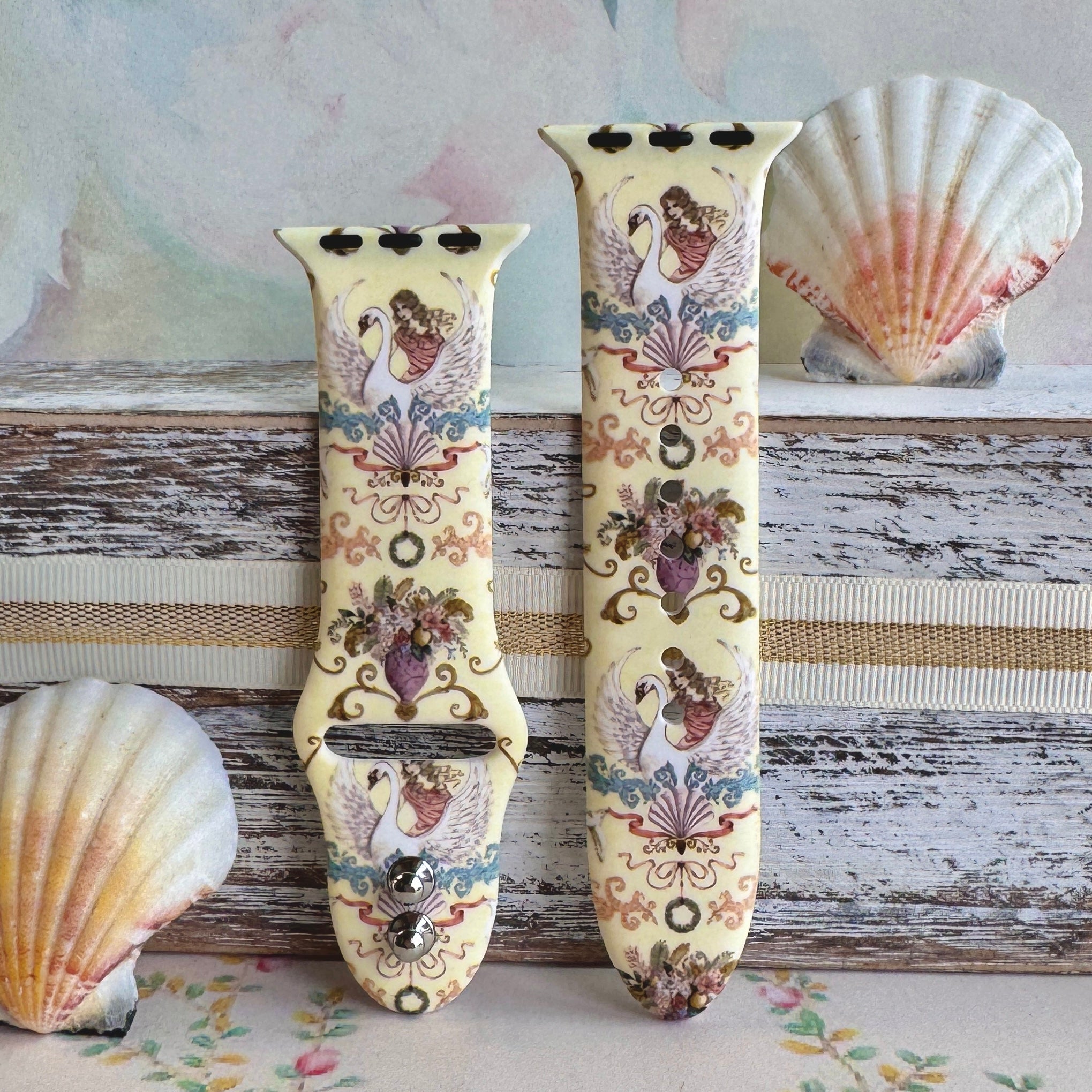 Goddess Print Silicone Band For Apple Watch