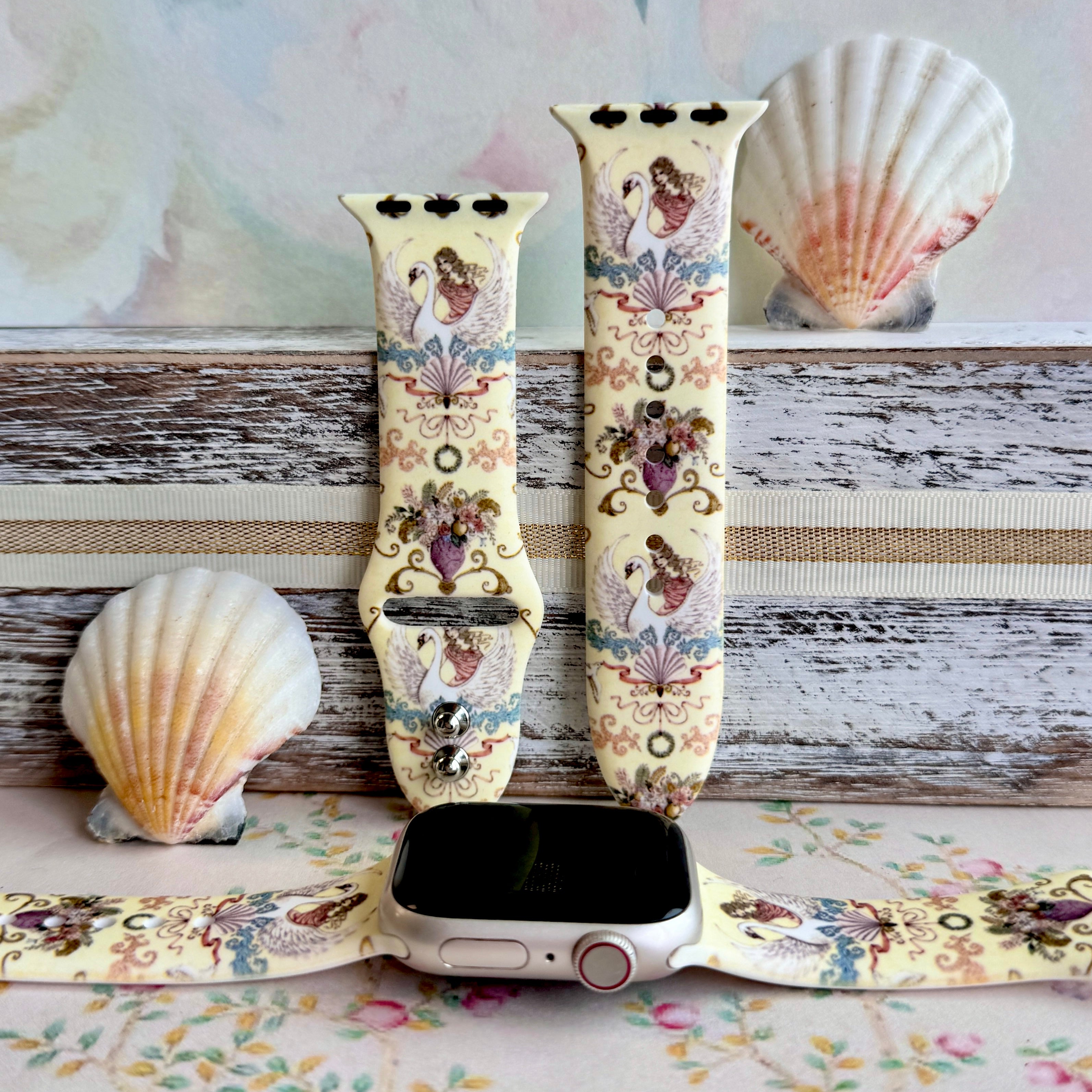Goddess Print Silicone Band For Apple Watch