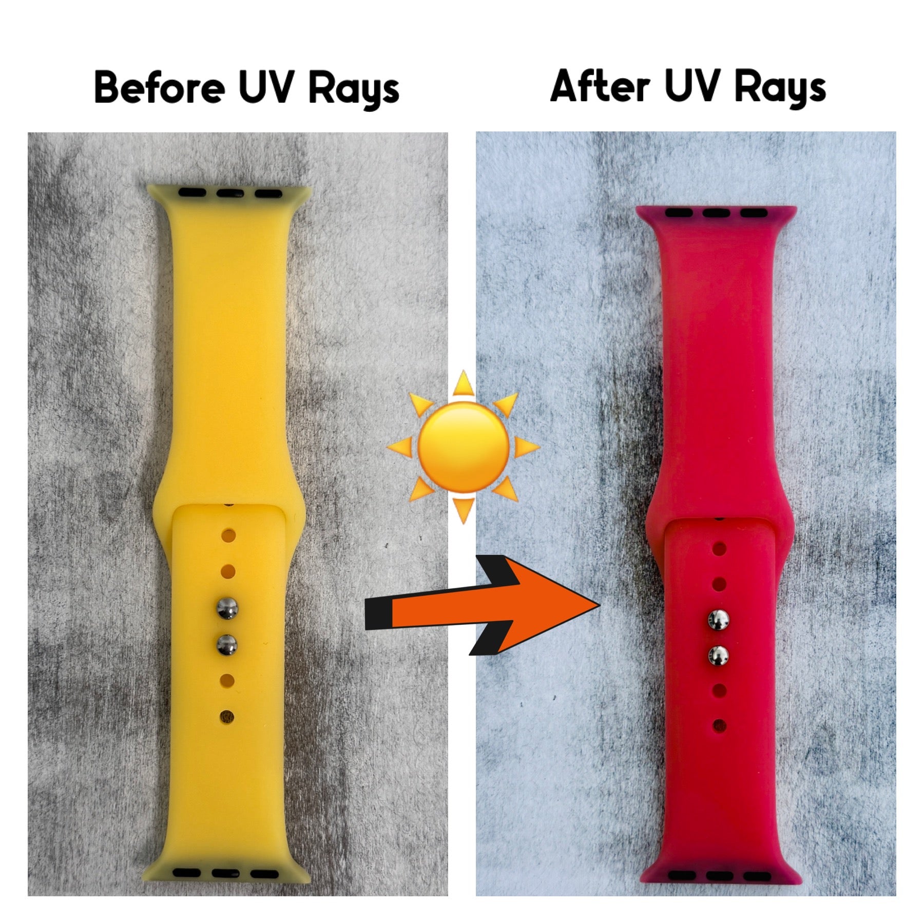 UVibe Color Changing Silicone Band For Apple Watch Multiple Colors Available