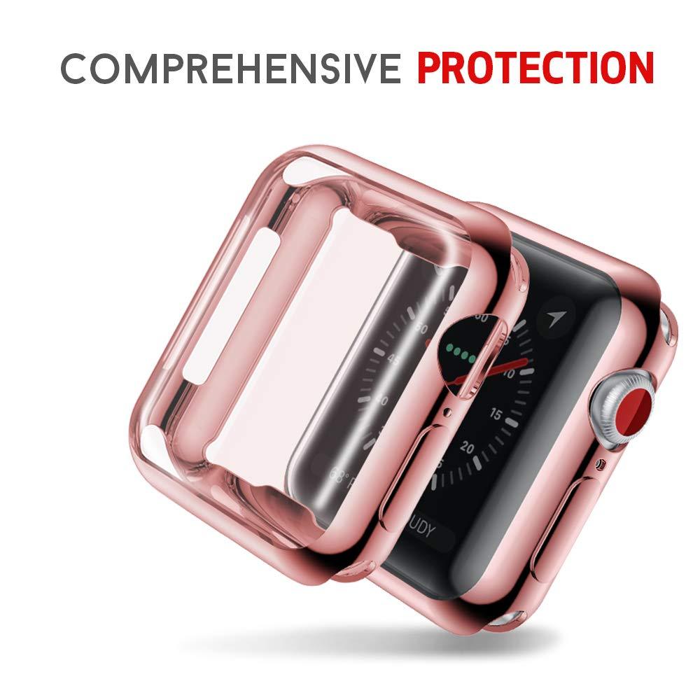 Flexible Case With Screen Protector For Apple Watch Multiple Colors Available - Fancy Bands