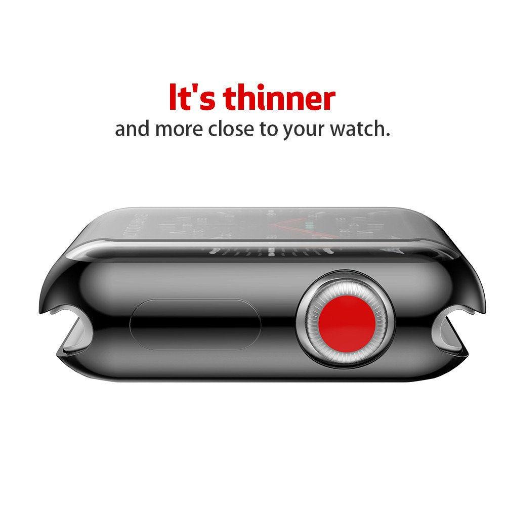 Flexible Case With Screen Protector For Apple Watch Multiple Colors Available - Fancy Bands