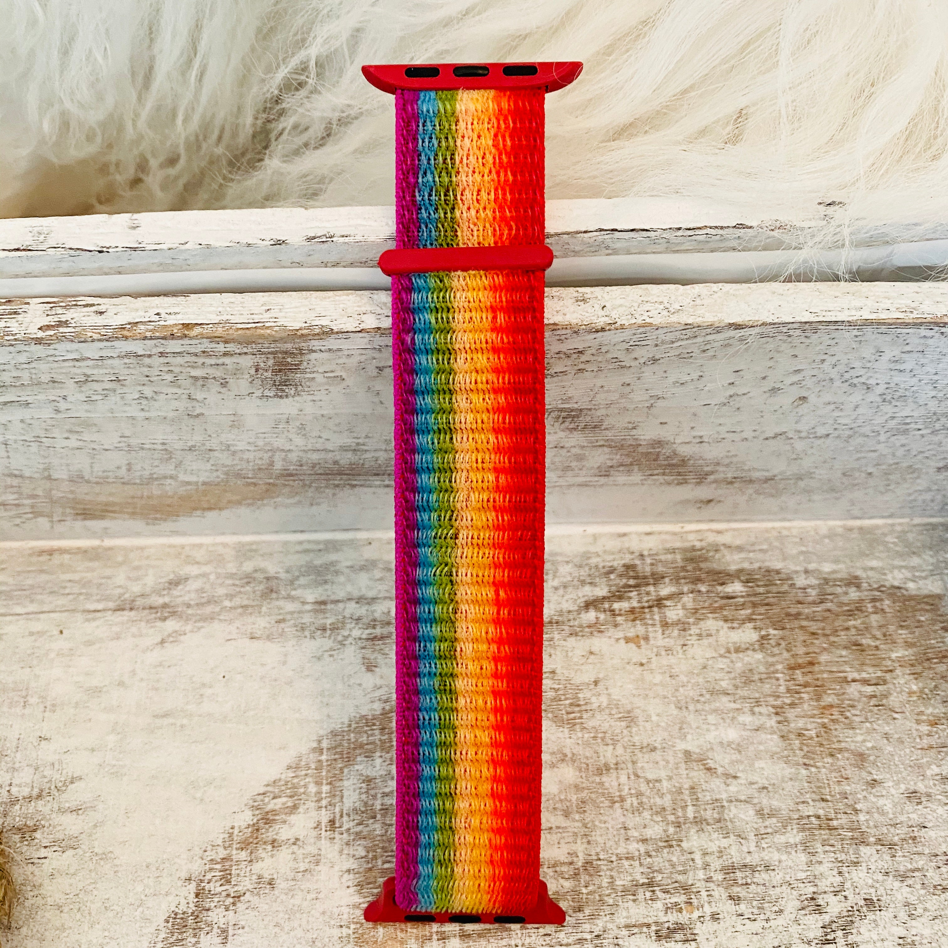 Nylon Fabric Loop Band For Apple Watch Multiple Colors Available