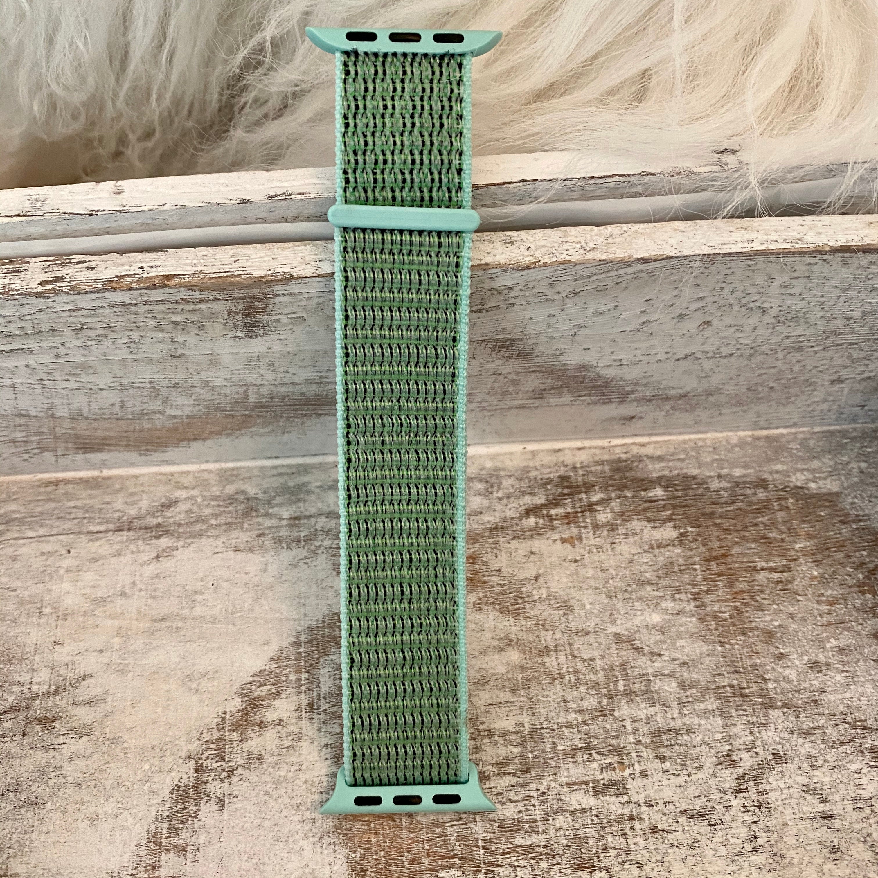 Nylon Fabric Loop Band For Apple Watch Multiple Colors Available