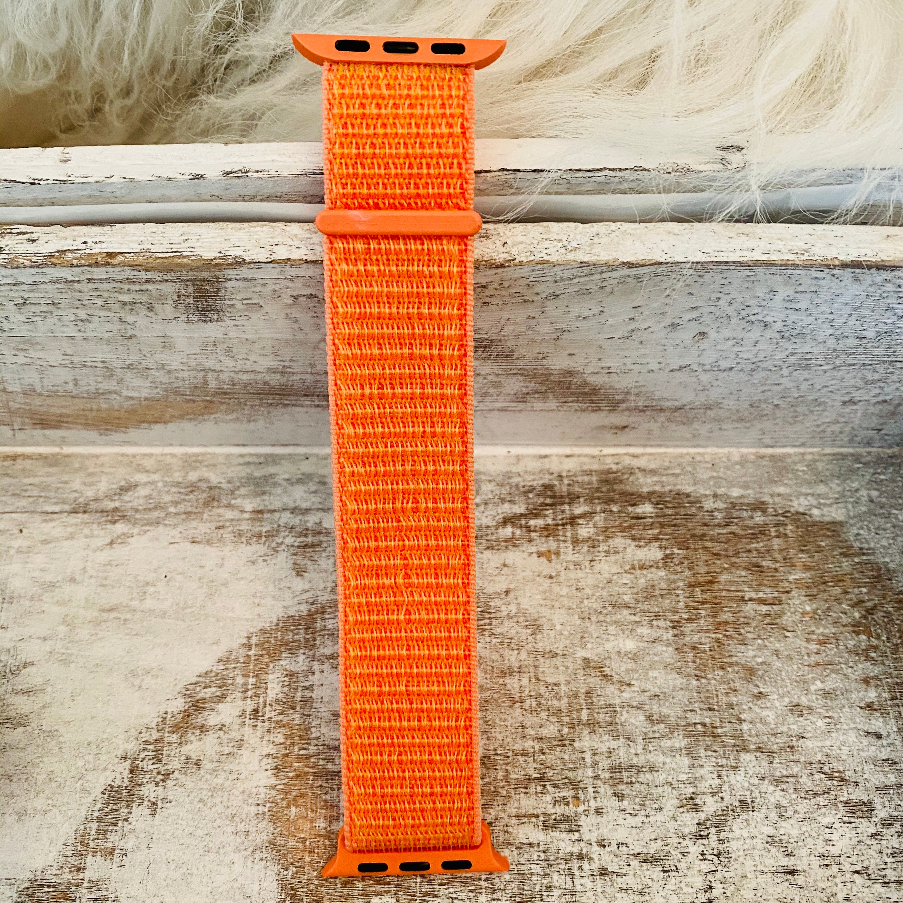 Nylon Fabric Loop Band For Apple Watch Multiple Colors Available