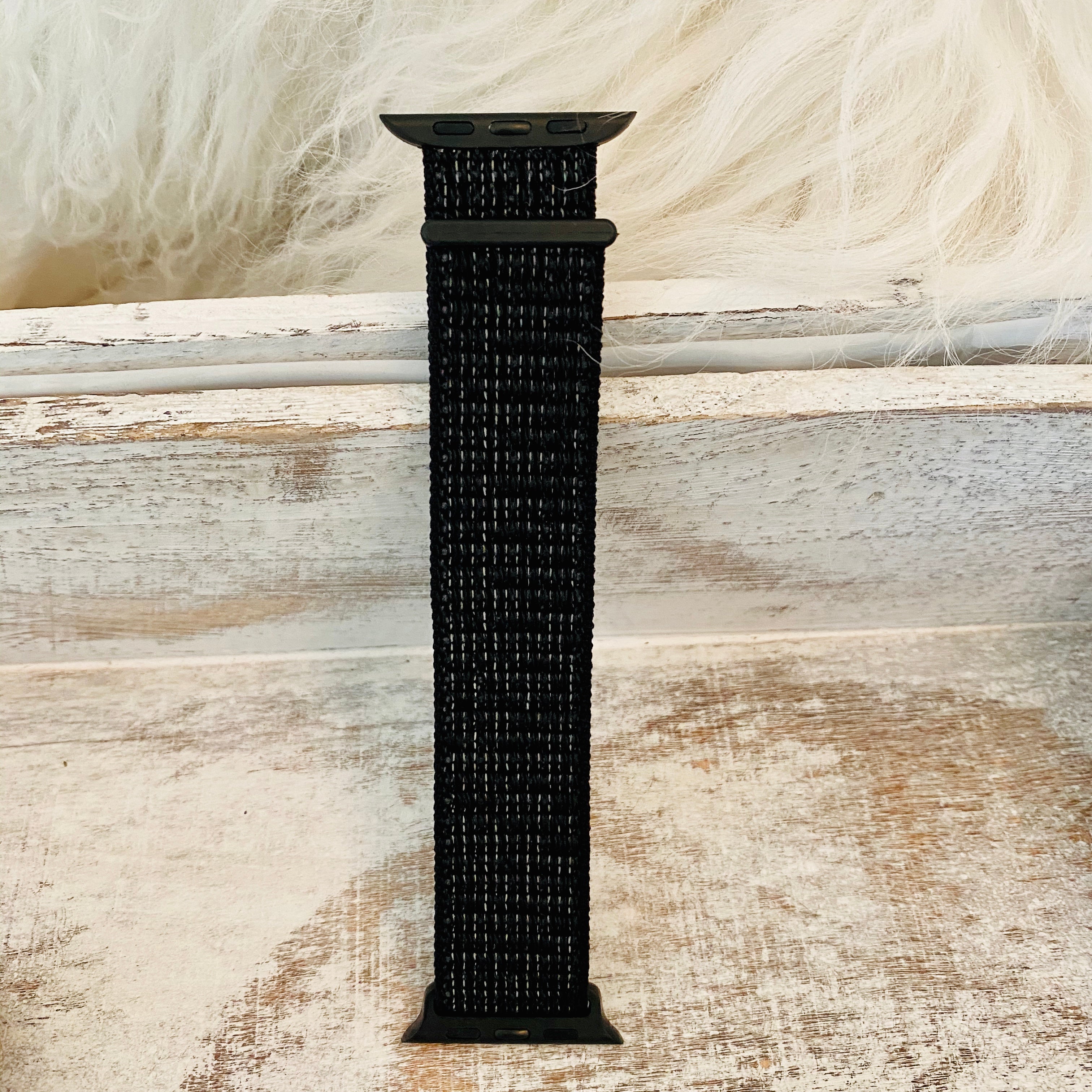 Nylon Fabric Loop Band For Apple Watch Multiple Colors Available