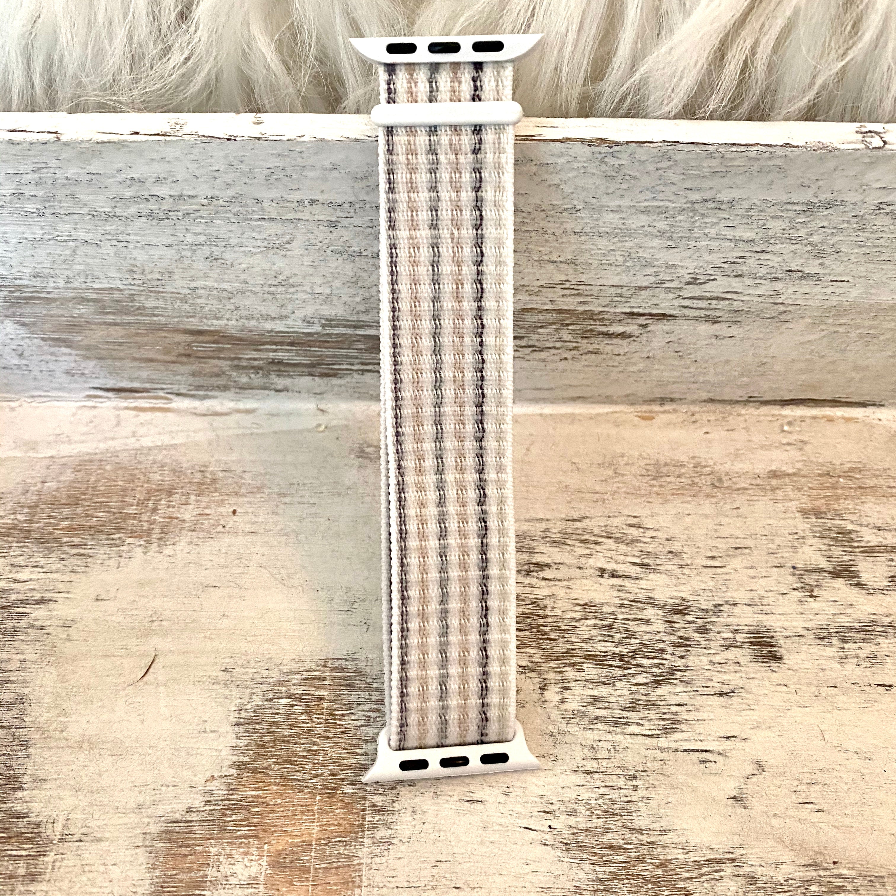 Nylon Fabric Loop Band For Apple Watch Multiple Colors Available