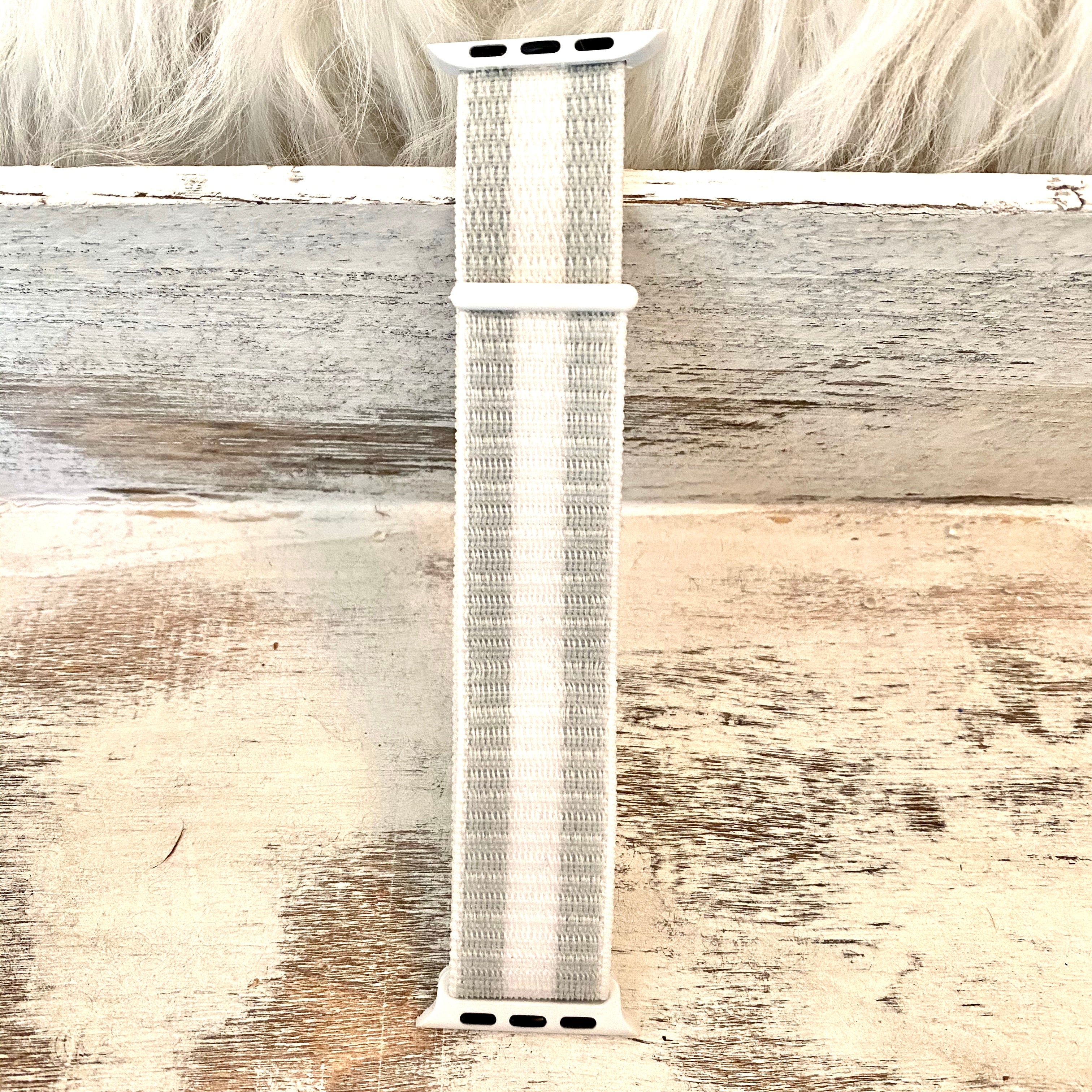 Nylon Fabric Loop Band For Apple Watch Multiple Colors Available