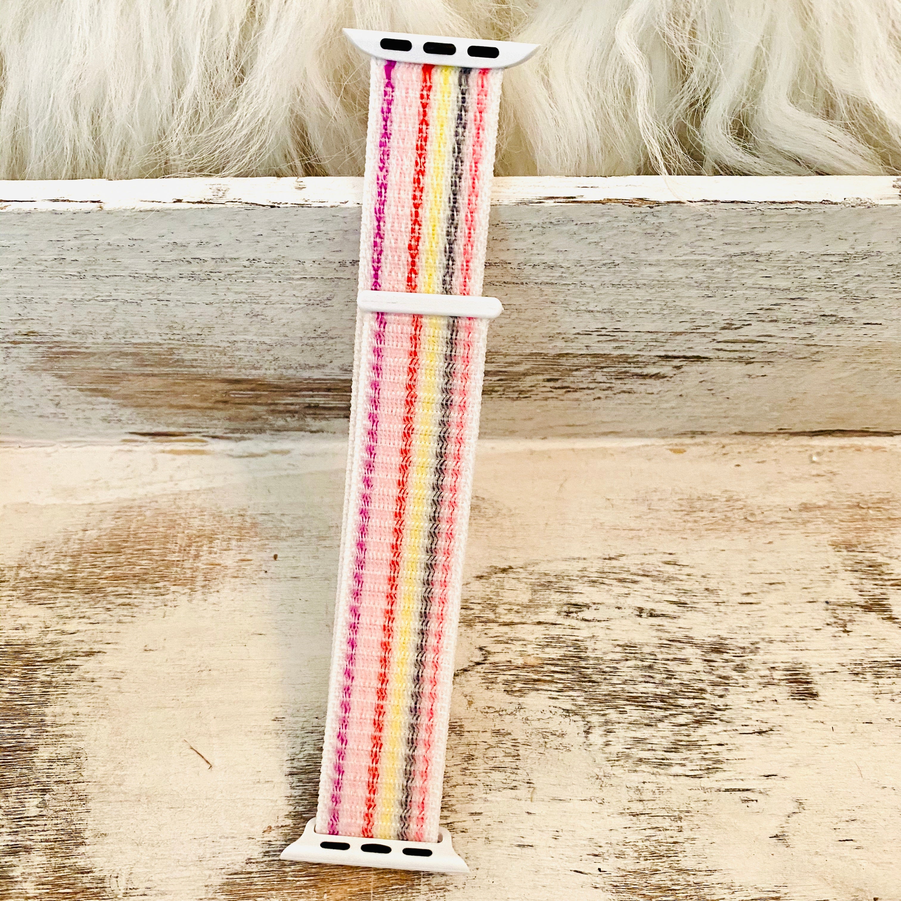 Nylon Fabric Loop Band For Apple Watch Multiple Colors Available