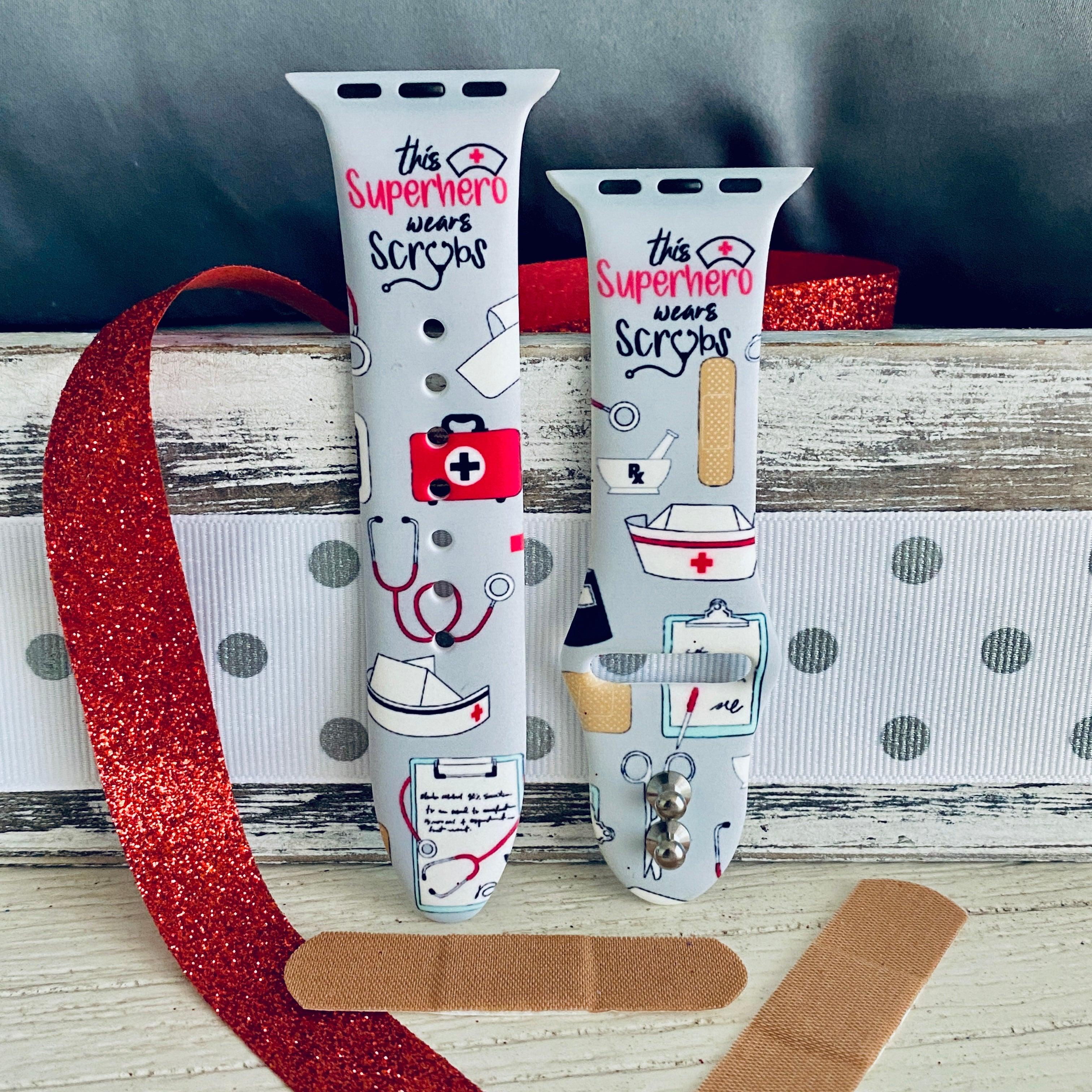 Fancy Scrubs Print Silicone Band For Apple Watch - Fancy Bands