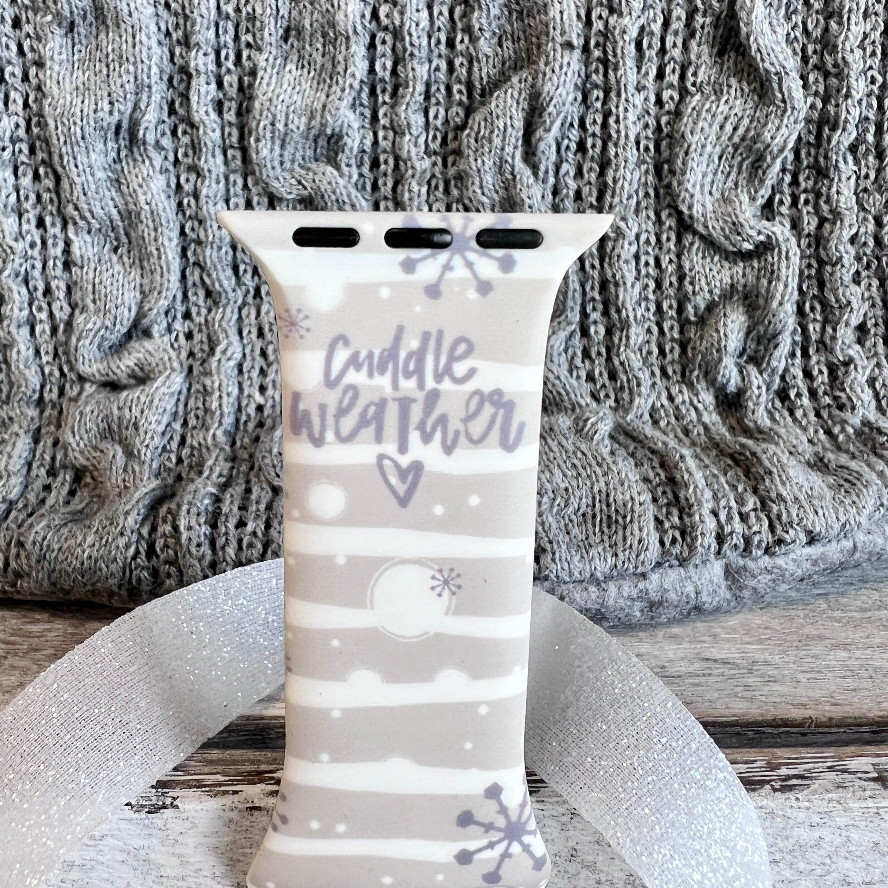 Cuddle Weather Print Silicone Band For Apple Watch - Fancy Bands