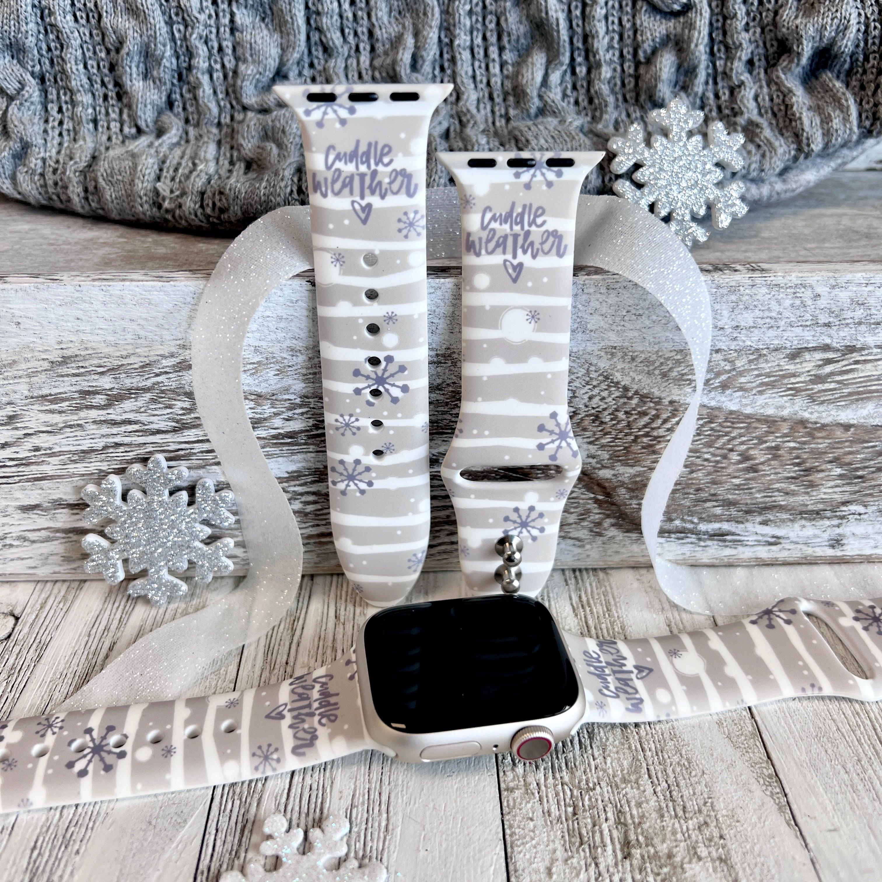 Cuddle Weather Print Silicone Band For Apple Watch - Fancy Bands