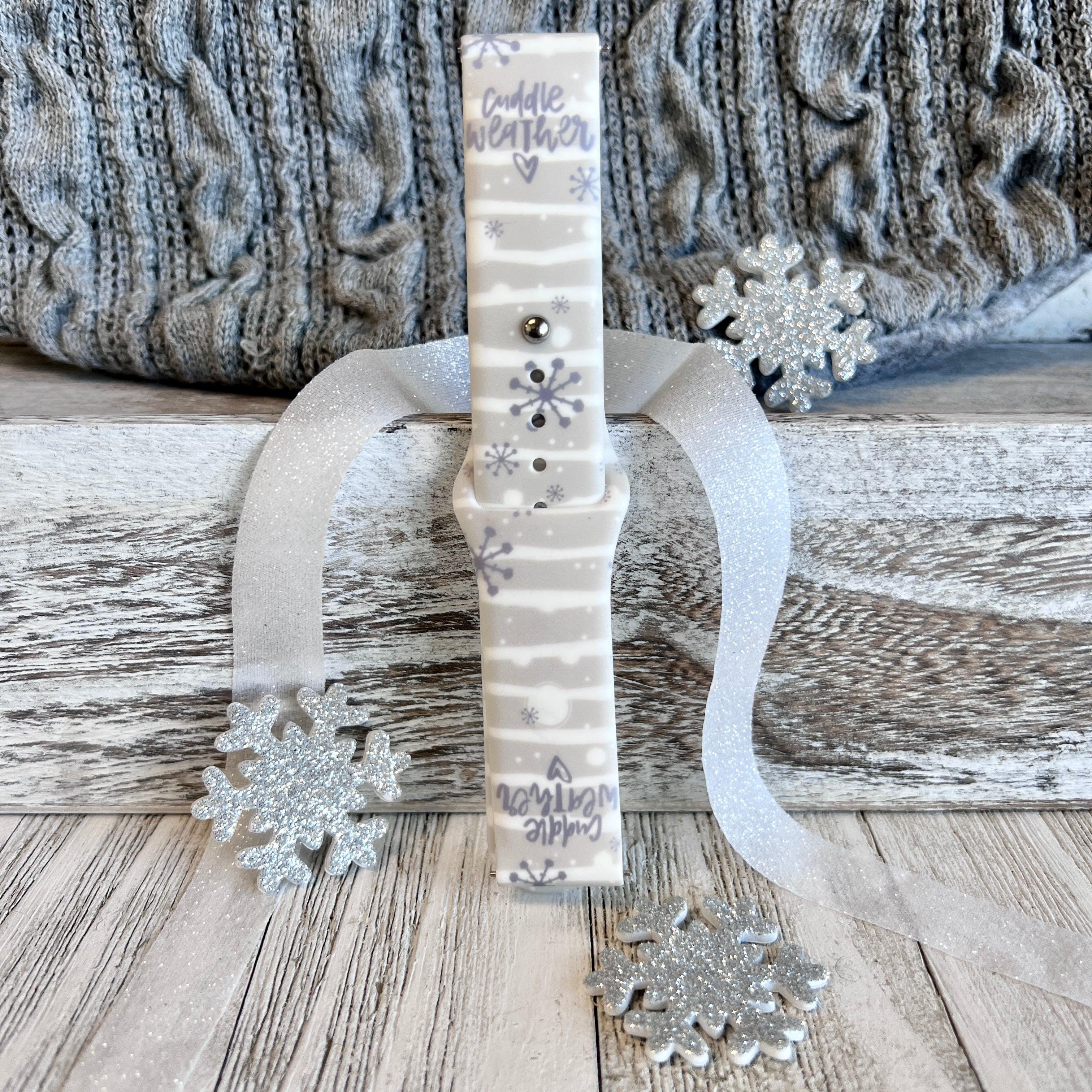 Cuddle Weather Print Silicone Band For Samsung Watch - Fancy Bands