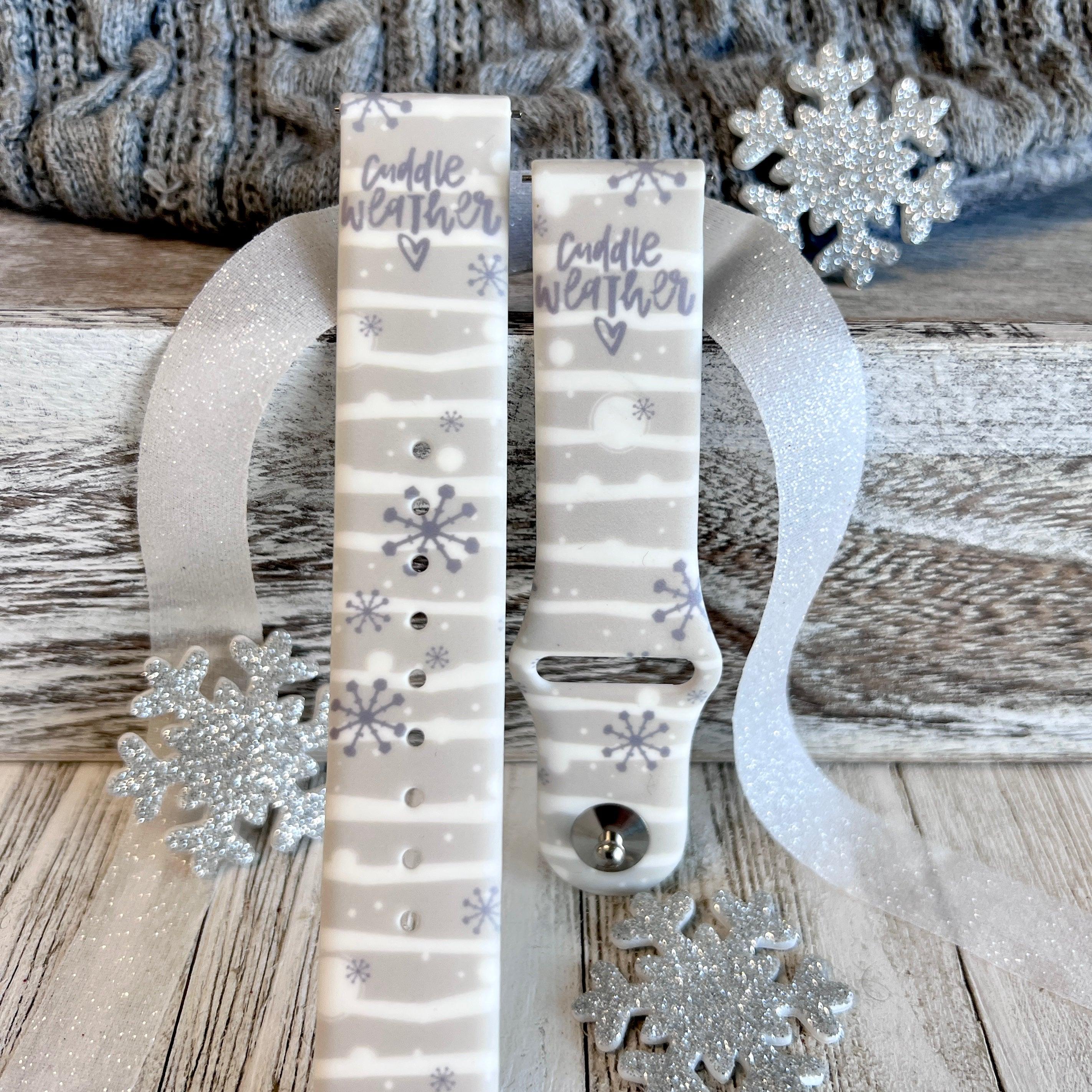 Cuddle Weather Print Silicone Band For Samsung Watch - Fancy Bands