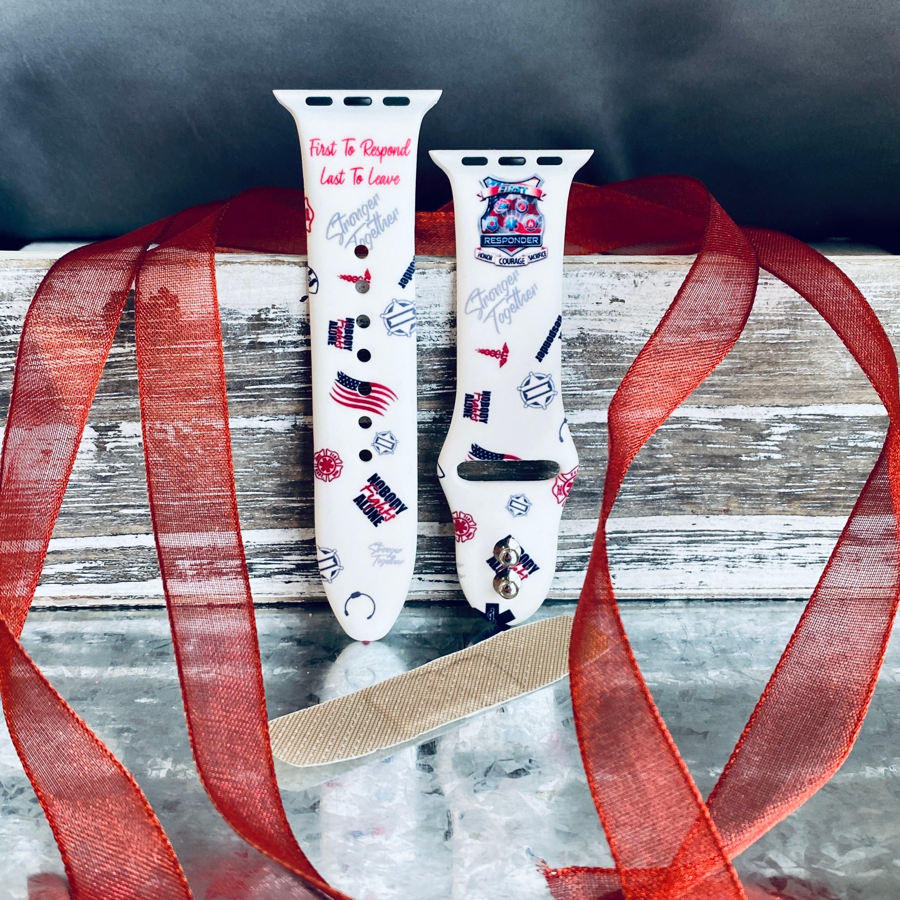 Fancy First Responder Print Silicone Band For Apple Watch - Fancy Bands