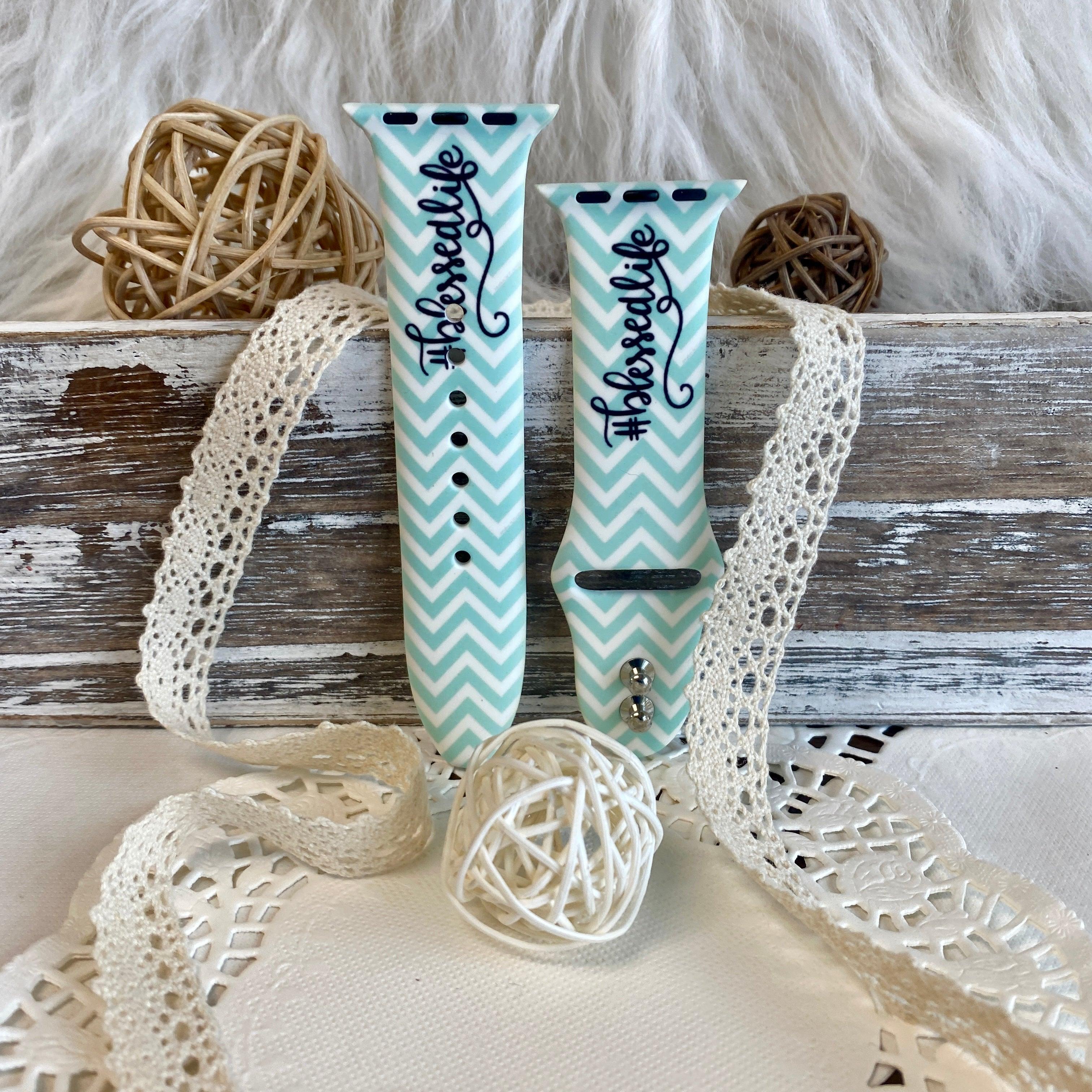 #BlessedLife Print Silicone Band For Apple Watch - Fancy Bands