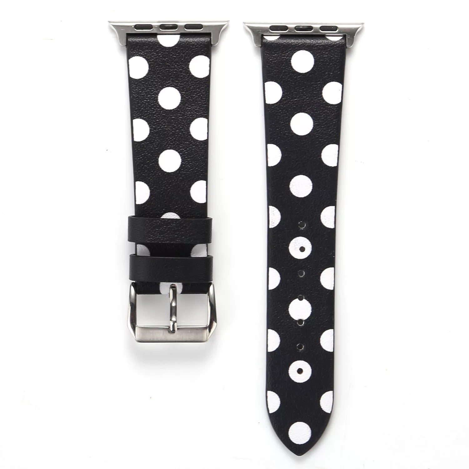 Polka Dot Leather Bands For Apple Watch Multiple Colors Available