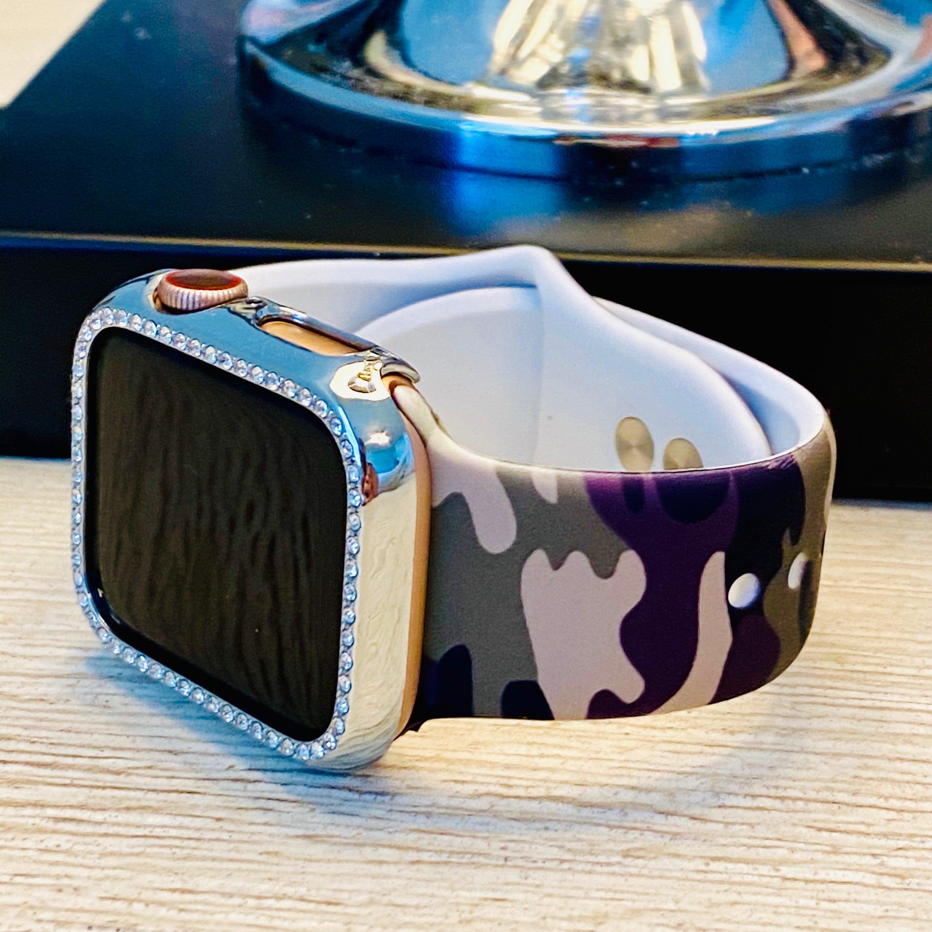 Camouflage Print Silicone Band For Apple Watch - Fancy Bands