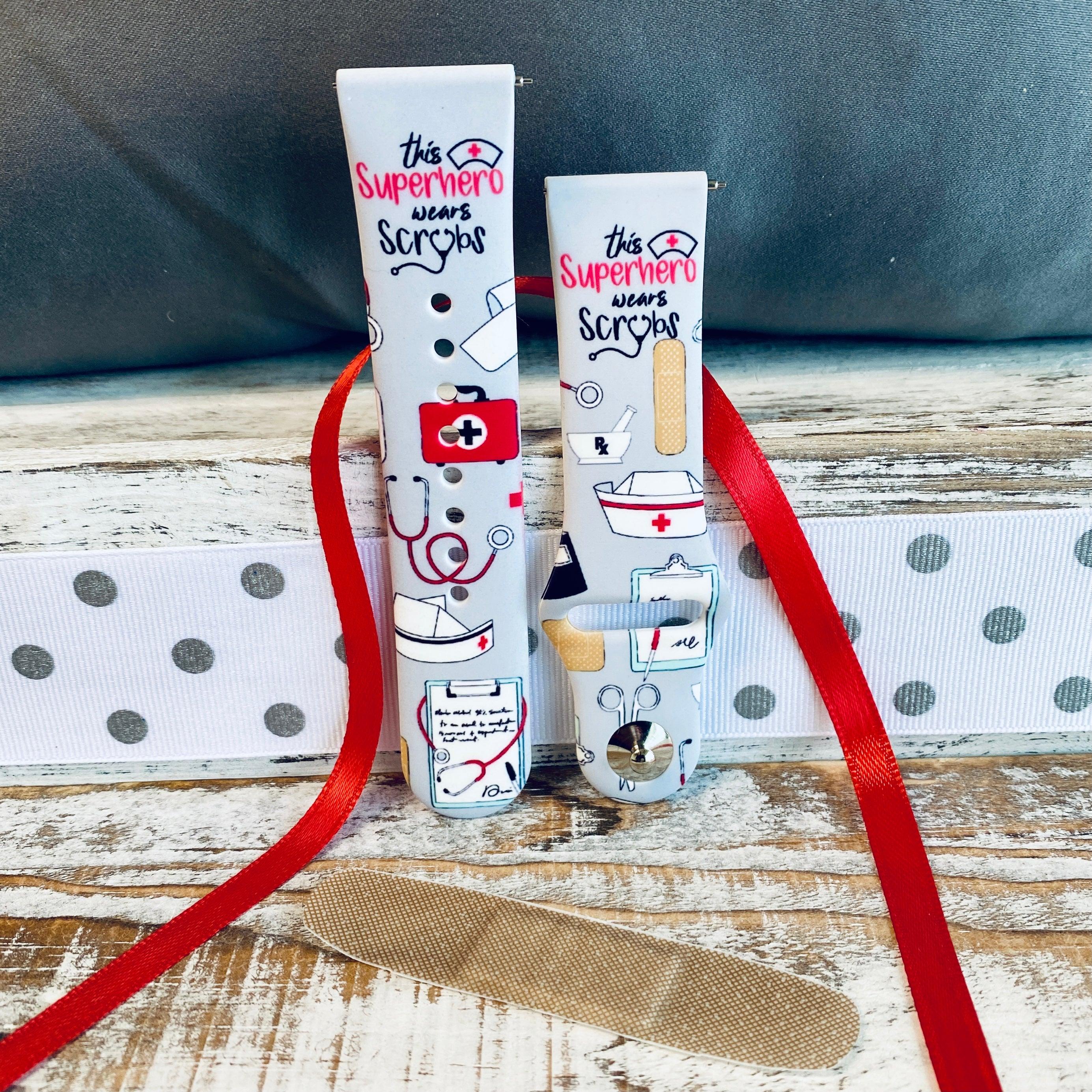 Fancy Scrubs Print Silicone Band For Samsung Watch - Fancy Bands