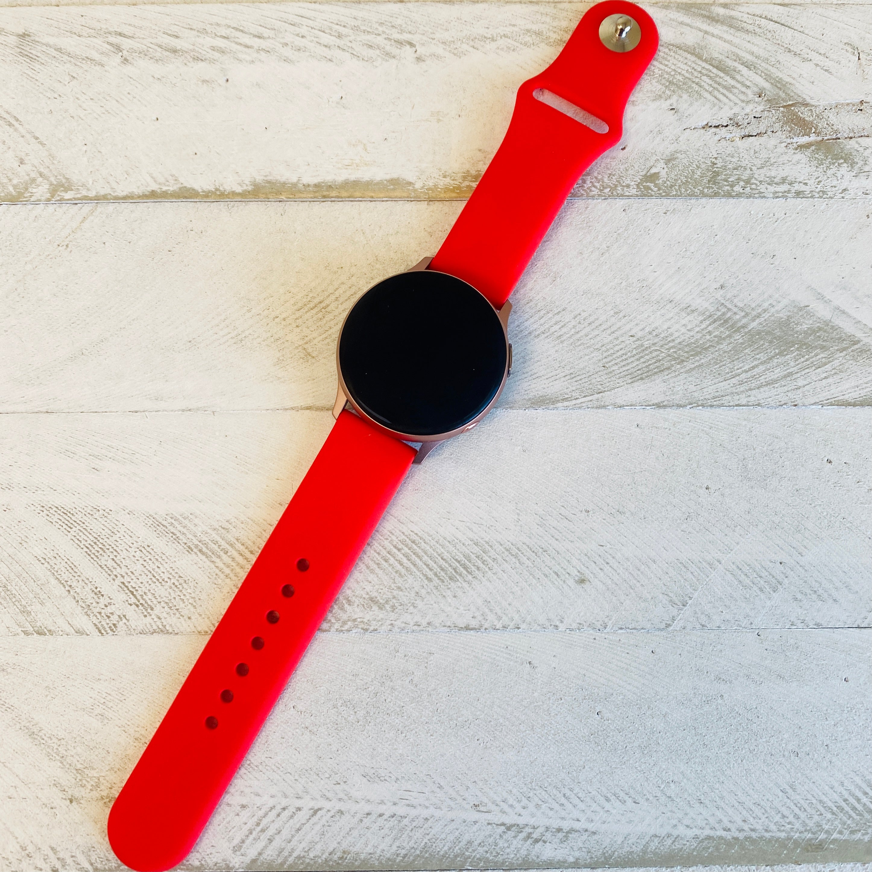 Solid Color Silicone Band For Samsung Watch