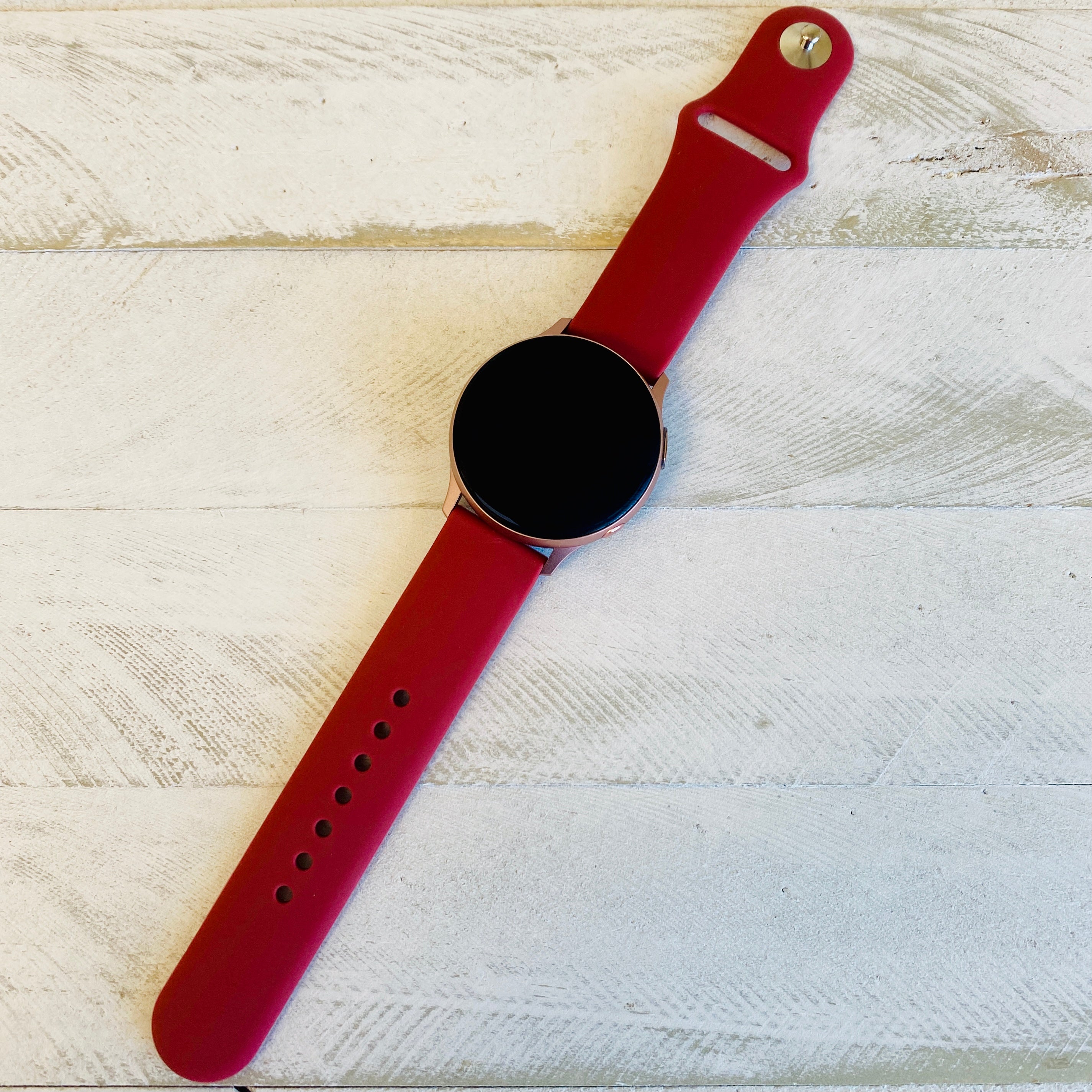 Solid Color Silicone Band For Samsung Watch