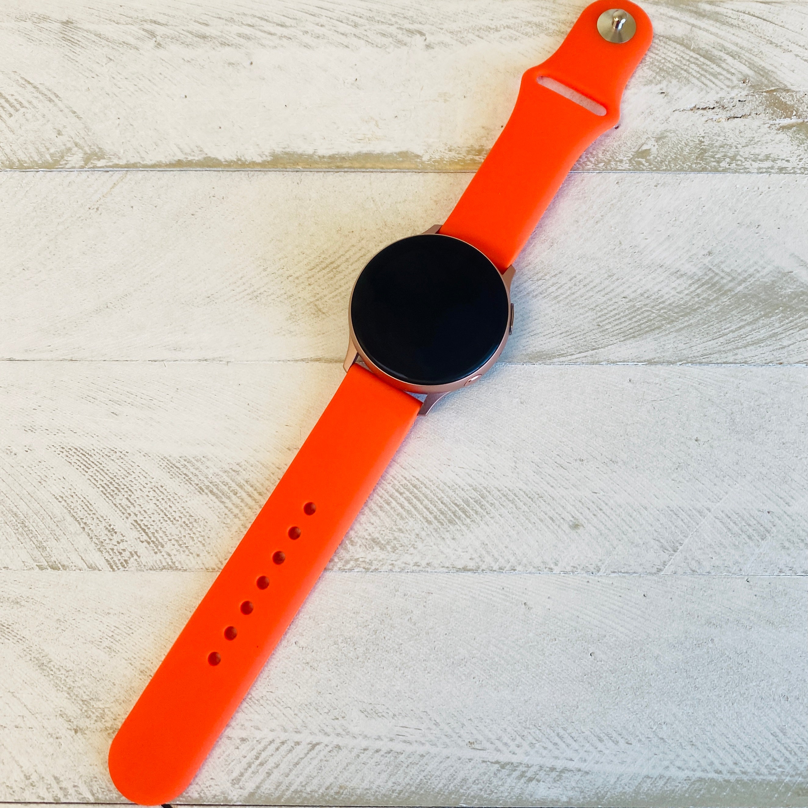 Solid Color Silicone Band For Samsung Watch