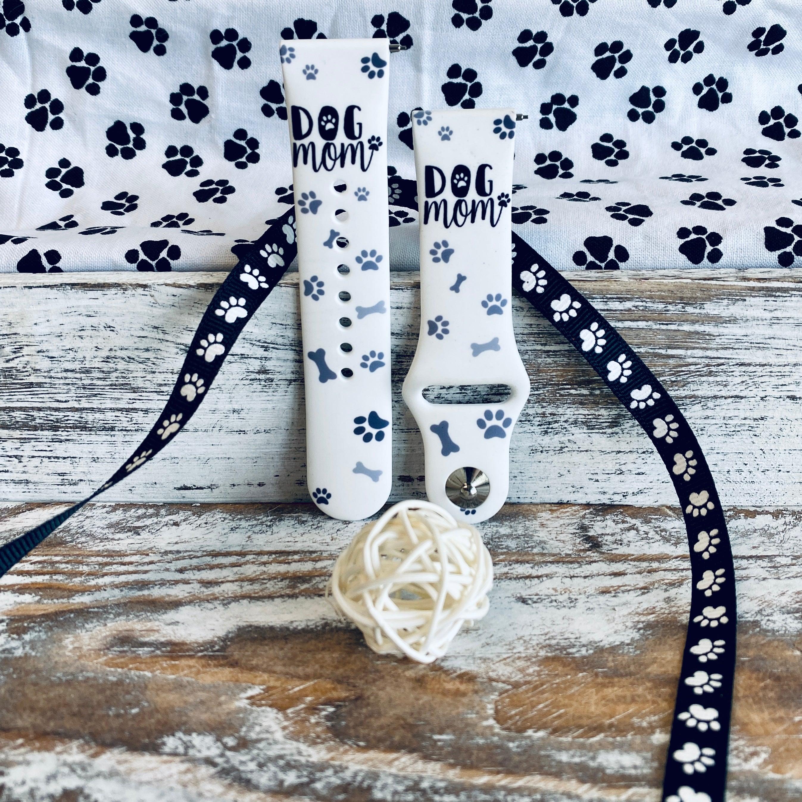 Dog Mom Print Silicone Band For Samsung Watch - Fancy Bands