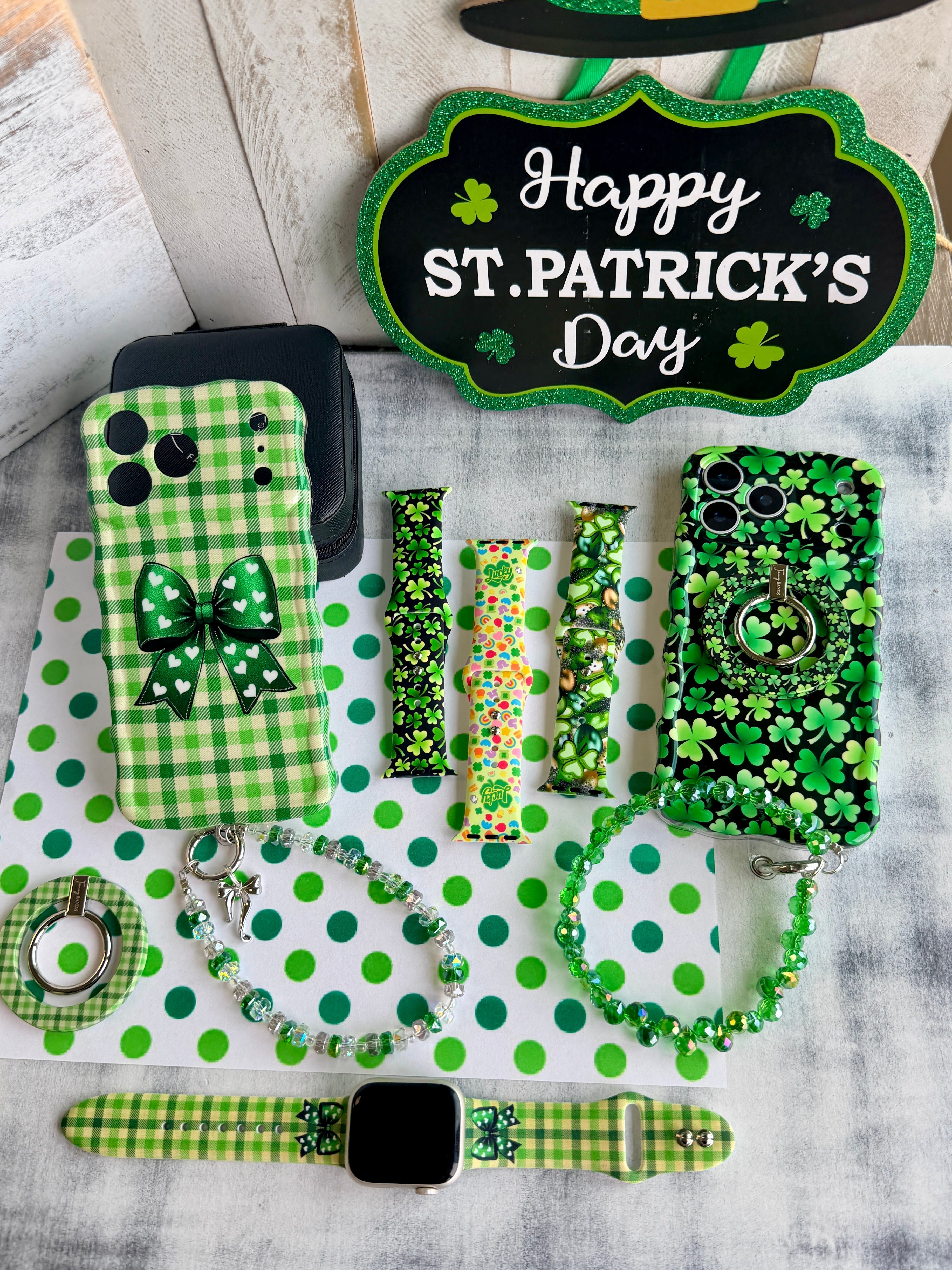 St. Patrick's Day Phone Cases & Apple Watch Bands 2026 — Lucky, Green & Totally Cute