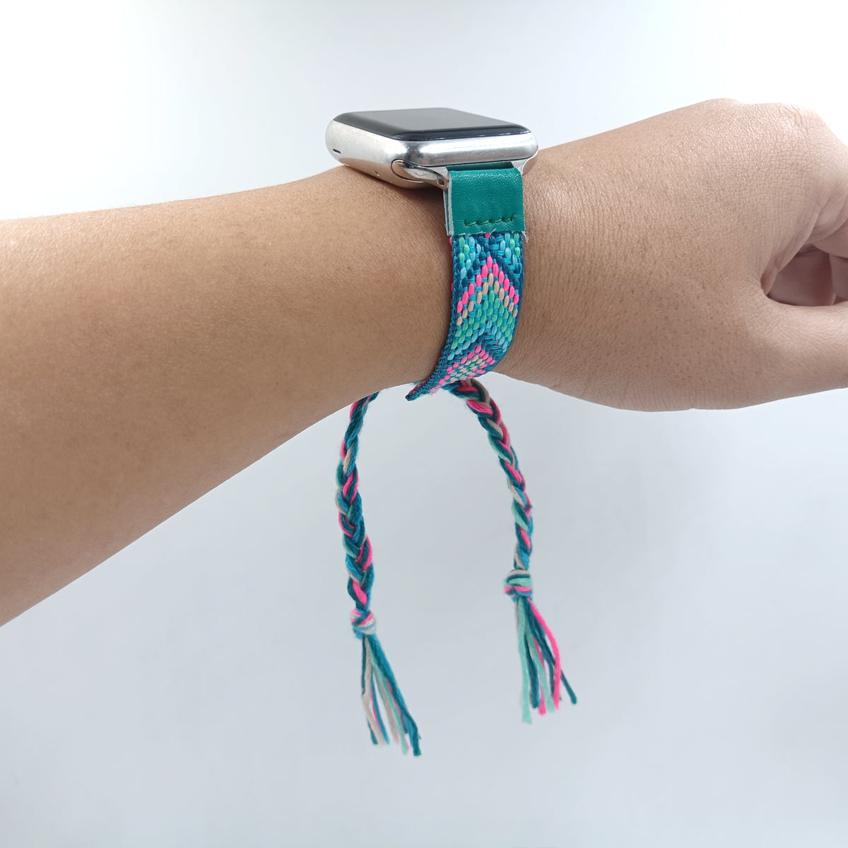 Boho Braided Friendship Bracelet Band For Apple Watch Multiple Colors Available