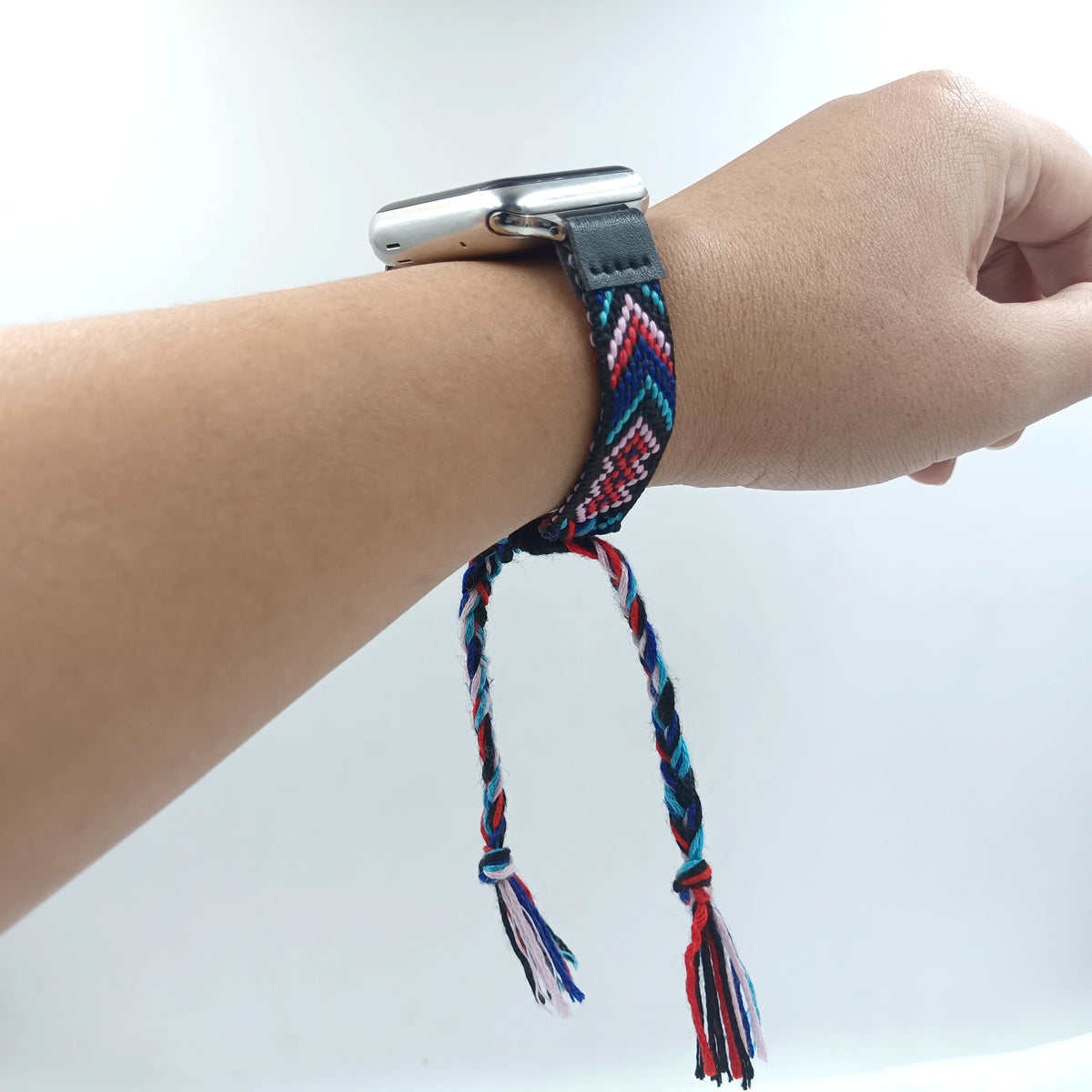 Boho Braided Friendship Bracelet Band For Apple Watch Multiple Colors Available