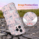 French Affair Wavy Luxe MagSafe iPhone case with a pink and navy toile de Jouy print design from Fancy Bands