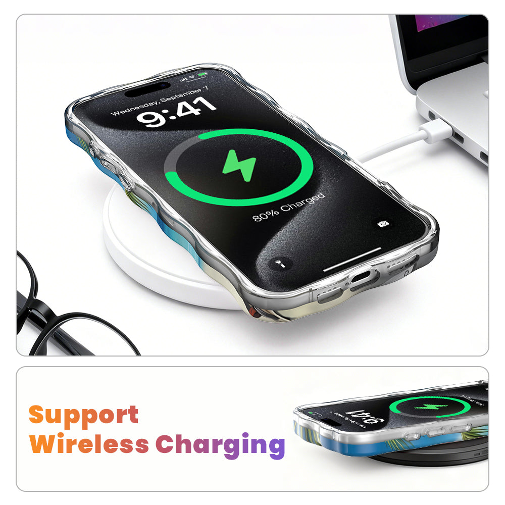 Beach Please Iridescent MagSafe iPhone Case | Wavy Luxe – Fancy Bands