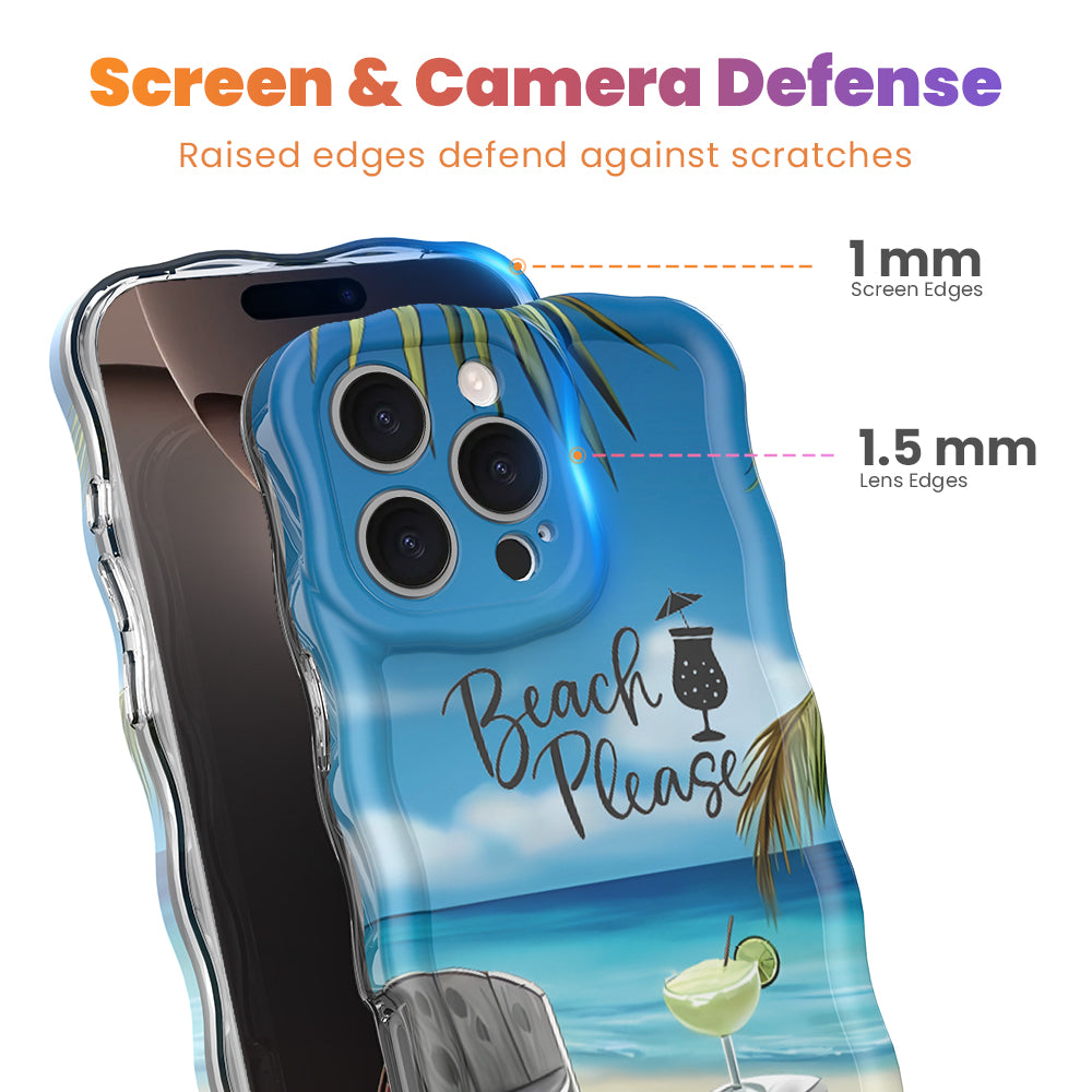 Beach Please Iridescent MagSafe iPhone Case | Wavy Luxe – Fancy Bands