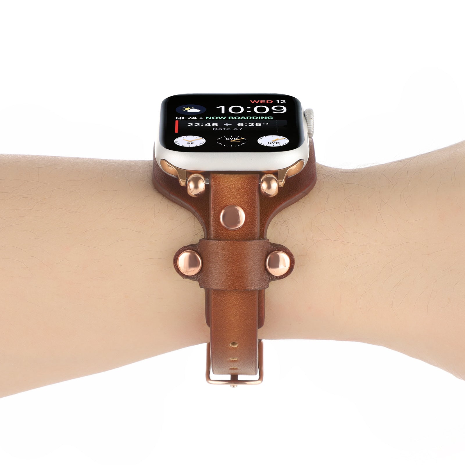 Chic Cuff Couture Leather Bands For Apple Watch Multiple Colors