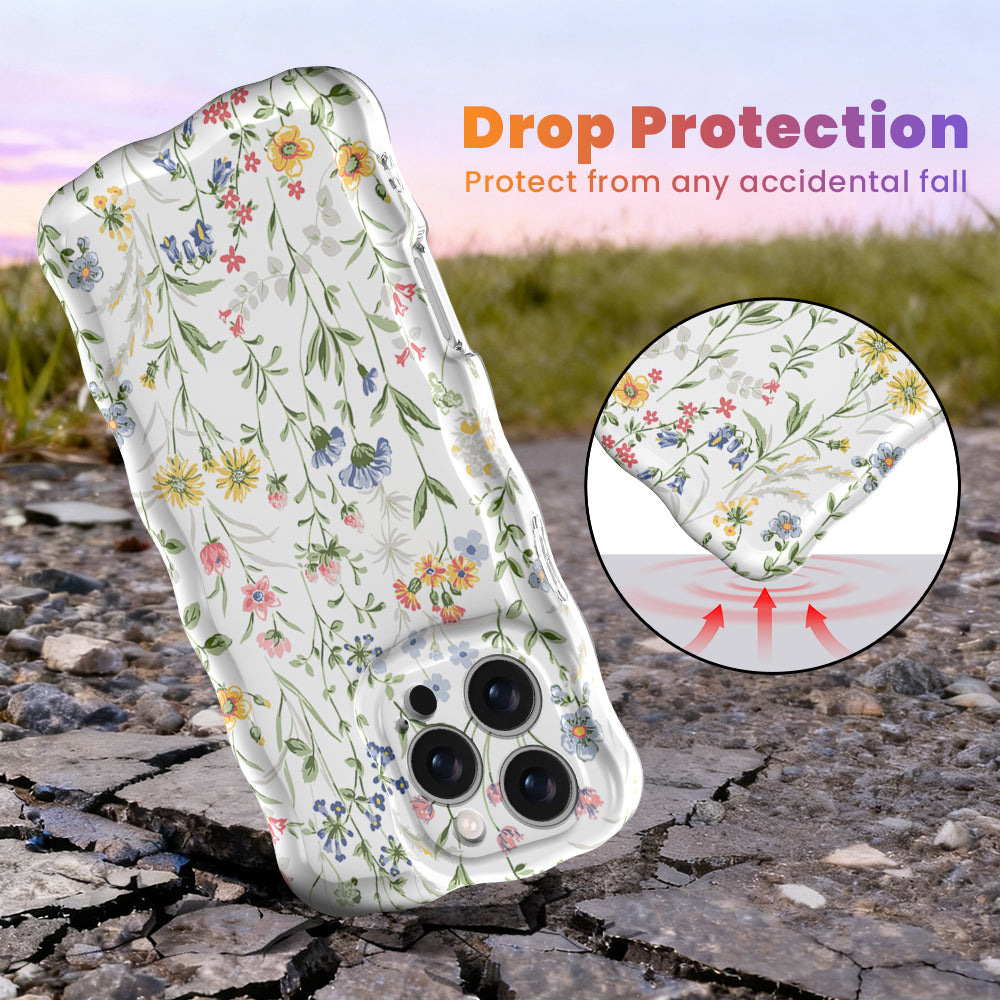 Wildflowers Wavy Luxe MagSafe Case For iPhone For iPhone 15 Wildflowers Wavy Luxe MagSafe Case For iPhone For iPhone 15