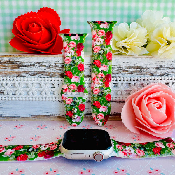 Garden Party Print Silicone Band