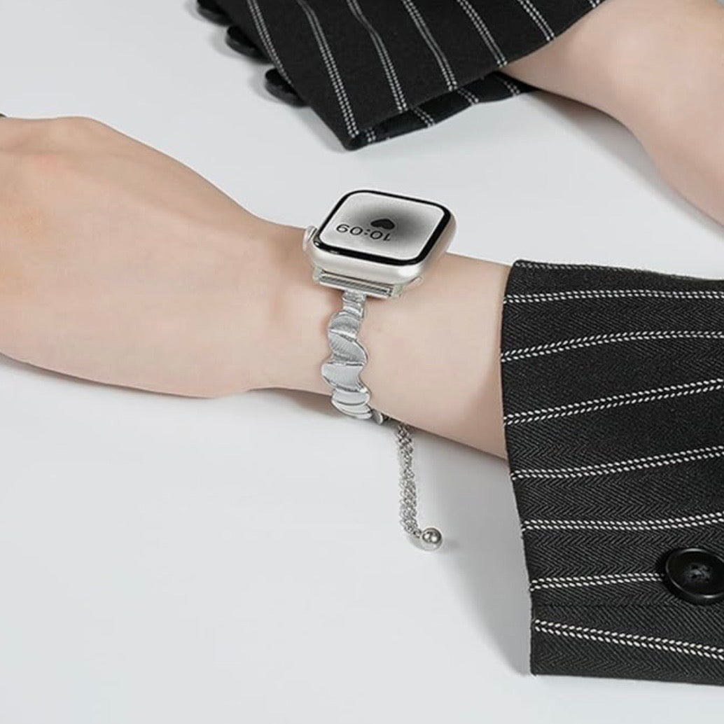 Twisted Muse Apple Watch Band — Steel Bracelet, 2 Colors – Fancy Bands