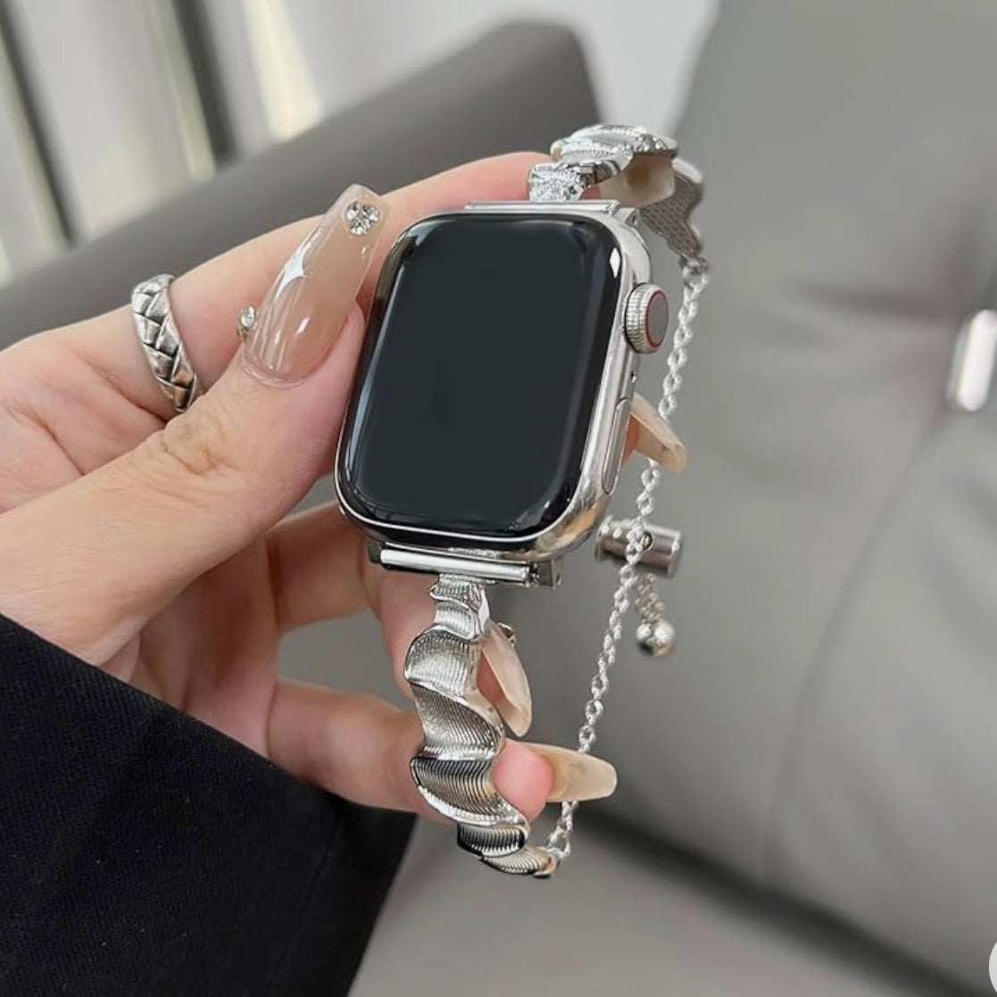 Twisted Muse Apple Watch Band — Steel Bracelet, 2 Colors – Fancy Bands
