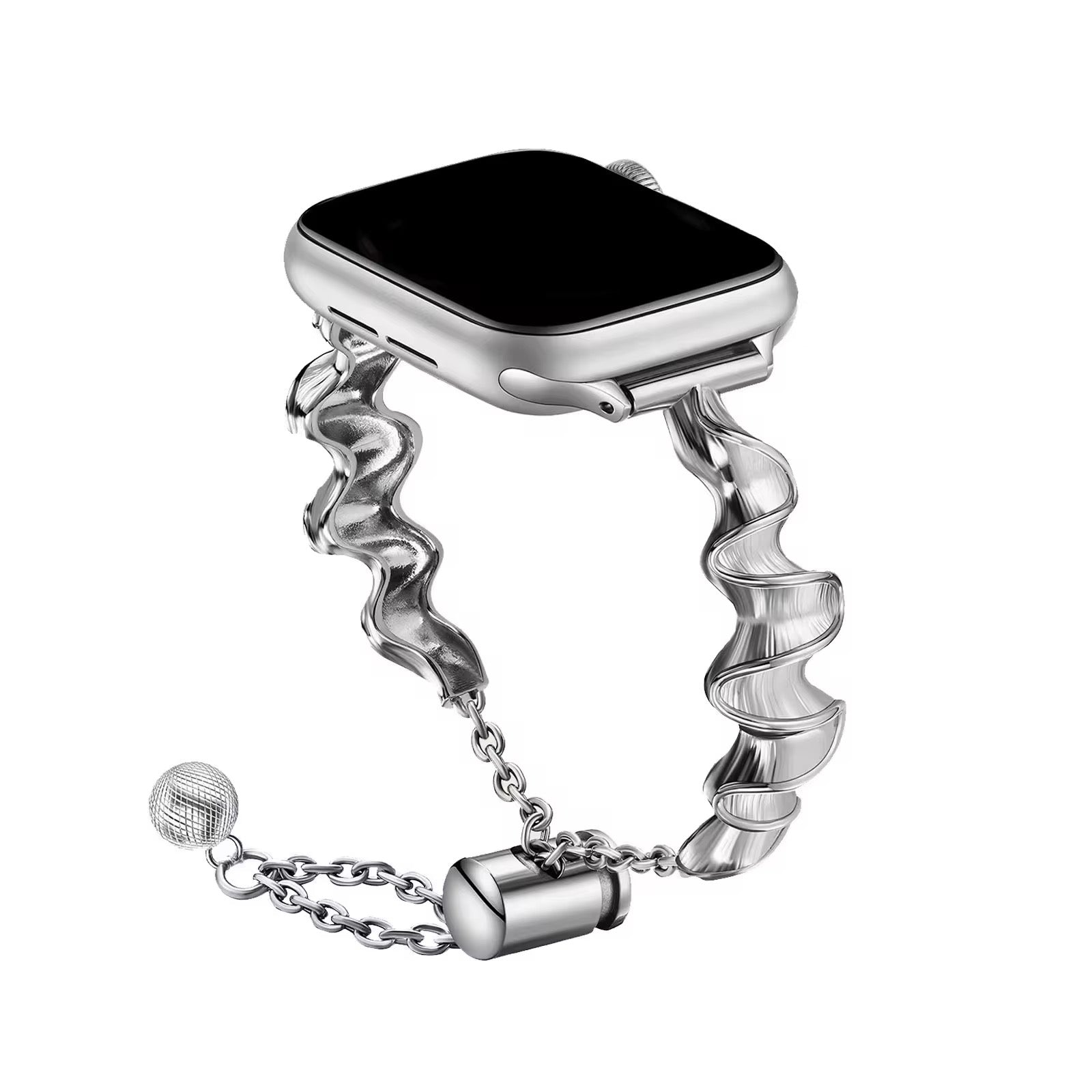 Twisted Muse Apple Watch Band — Steel Bracelet, 2 Colors – Fancy Bands