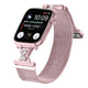 Crystal Couture Milanese Loop Band For Apple Watch Multiple Colors Available â Featuring a sparkling crystal-accented clasp in a chic X design, this band adds instant polish to your everyday wristw...