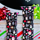 silicone apple watch strap closeup – jolly wrist-mas festive typography and holiday icons