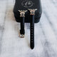 Paw & Sparkle Leather Band For Apple Watch Multiple Colors Available â Featuring dazzling crystal paw connectors and soft leather straps, these cute Apple Watch bands are made to turn heads (and wa...
