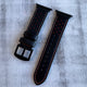 Prestige Leather Band For Apple Watch Multiple Colors Available — These leather bands are crafted with genuine leather and detailed stitching, adding a refined touch to any Apple Watch.