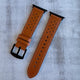 Prestige Leather Band For Apple Watch Multiple Colors Available — These leather bands are crafted with genuine leather and detailed stitching, adding a refined touch to any Apple Watch.