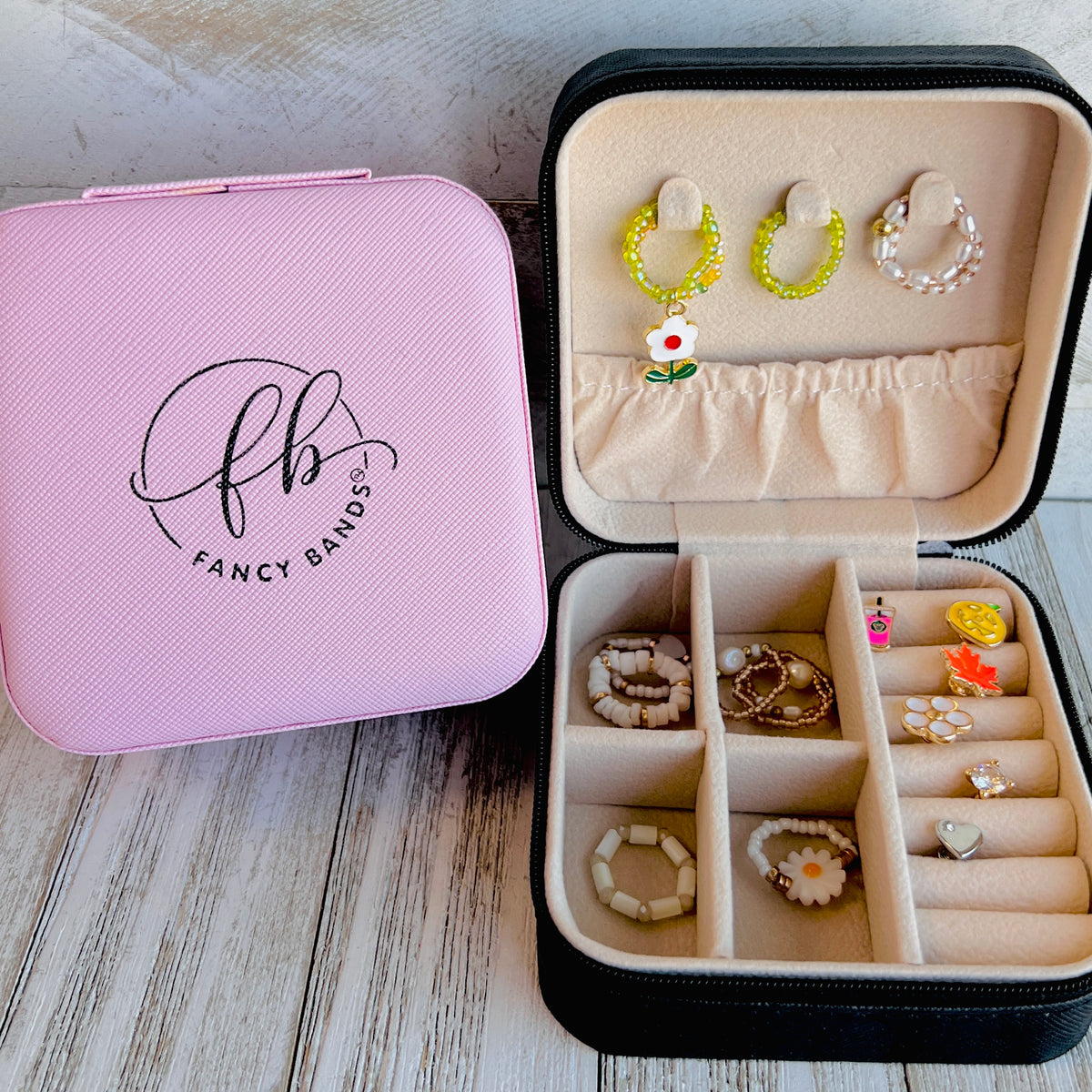 Bling Box Pink Storage Case for Charms – Fancy Bands