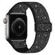 GlimmerGlitz Stretchy Nylon Elastic Loop Band For Apple Watch Multiple Colors Available — Adjustable Fit: Fits a wide range of wrist sizes from 4.5" to 9.5" with an adjustable metal buckle for a se...