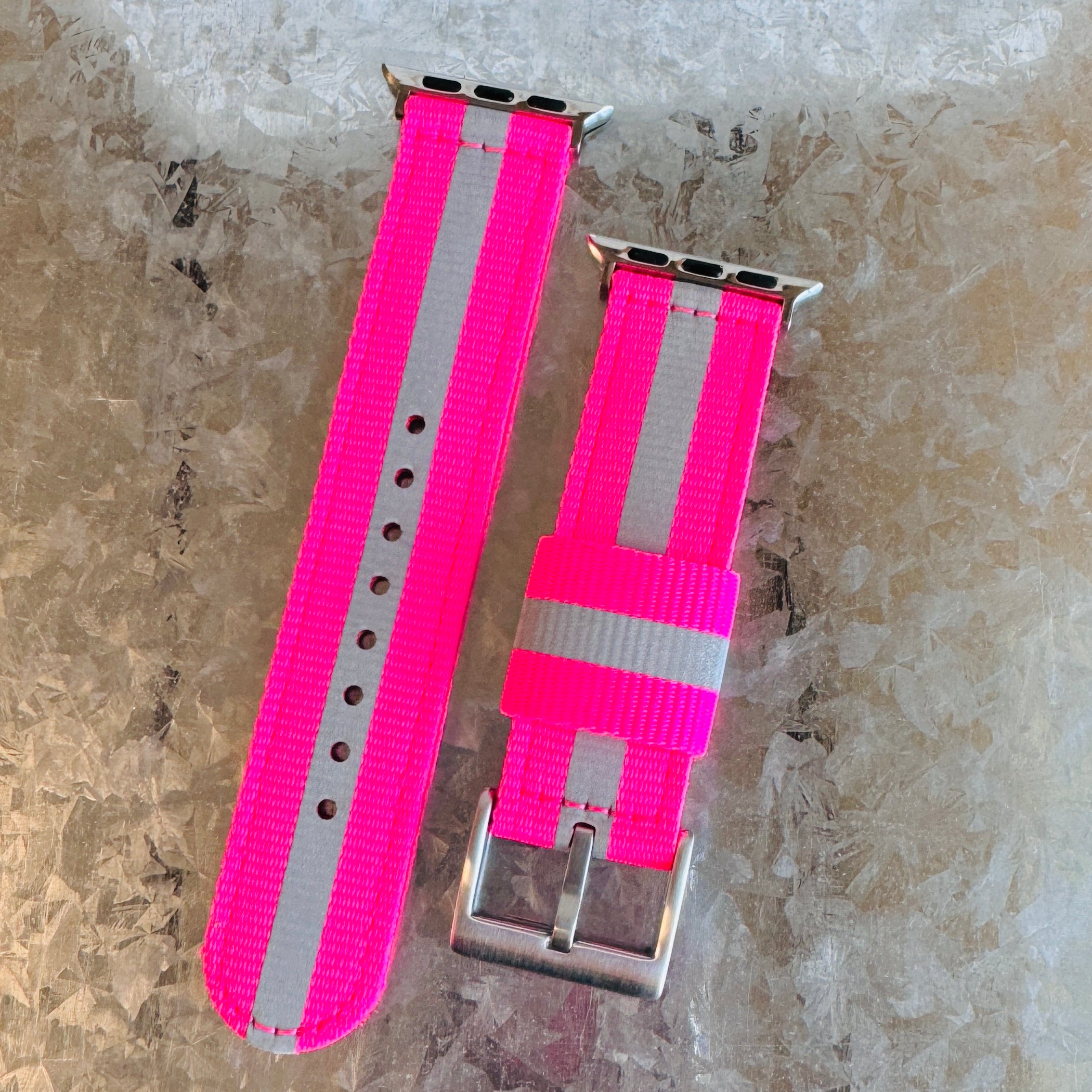 Reflective Braided Nylon Sports Band For Apple Watch Multiple Colors Available