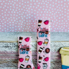 blush silicone watch band coffee slogan for samsung watch